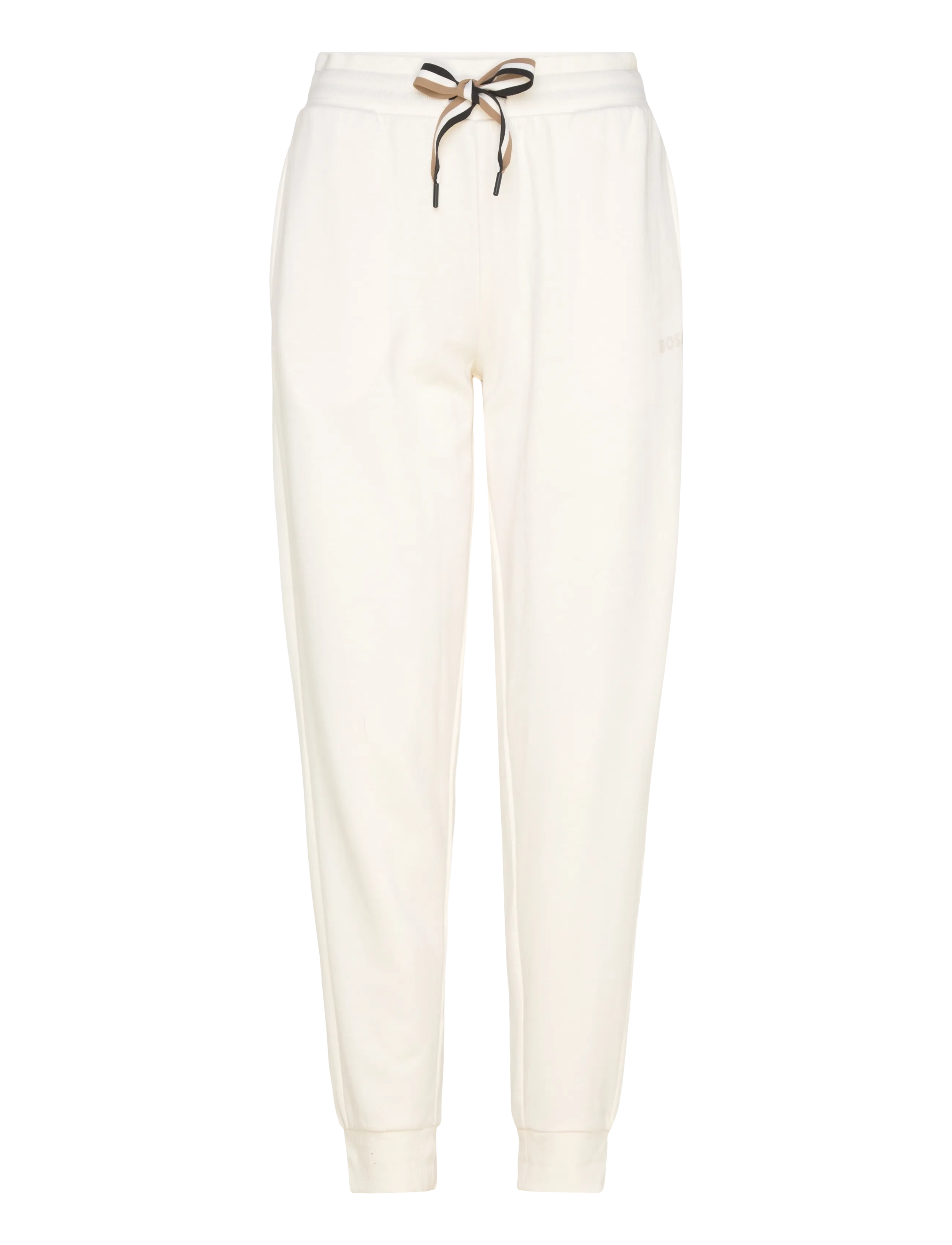 BOSS Cp Stripe_Pants Cuff Cream - M - Damen