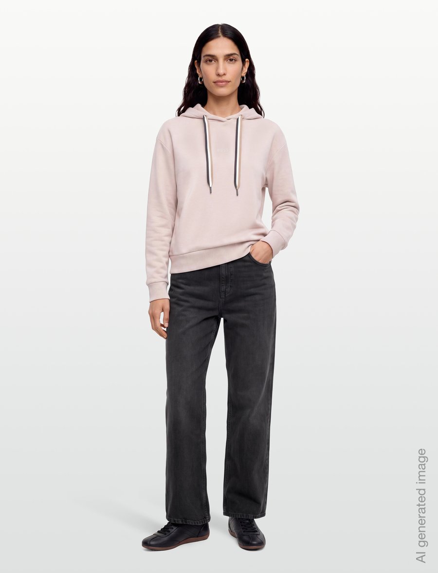 BOSS - CP Stripe_Hoodie - kapuzenpullover - light beige - 0
