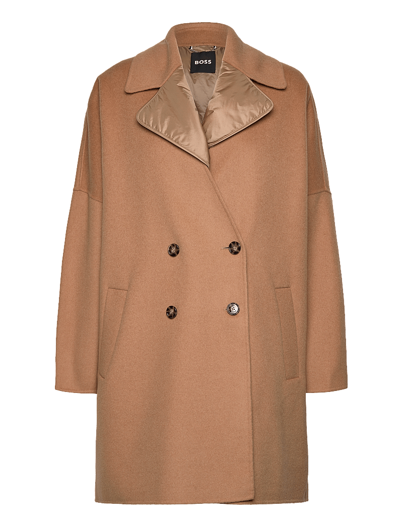 BOSS - Corasina - ullkappor - medium beige - 0