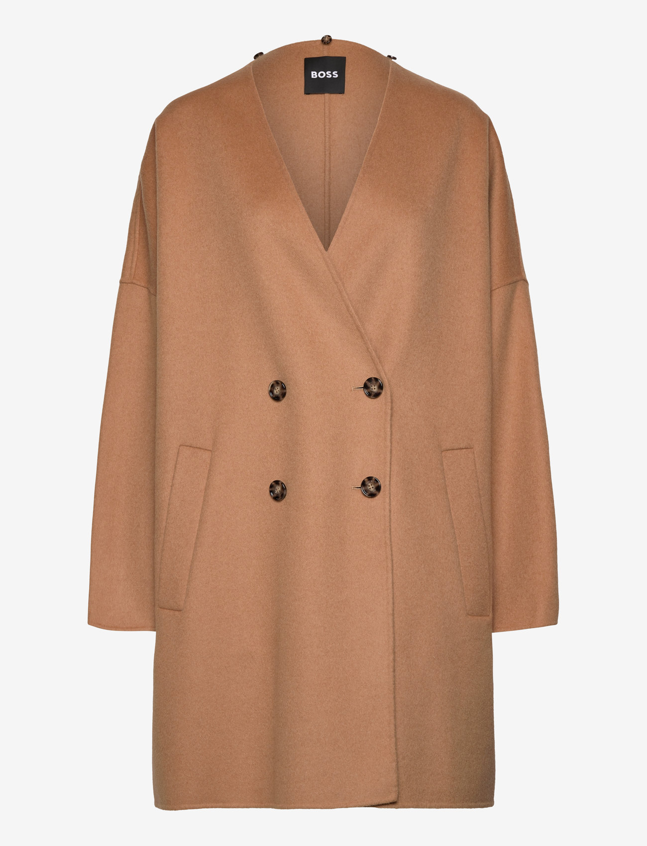 BOSS - Corasina - ullkappor - medium beige - 4