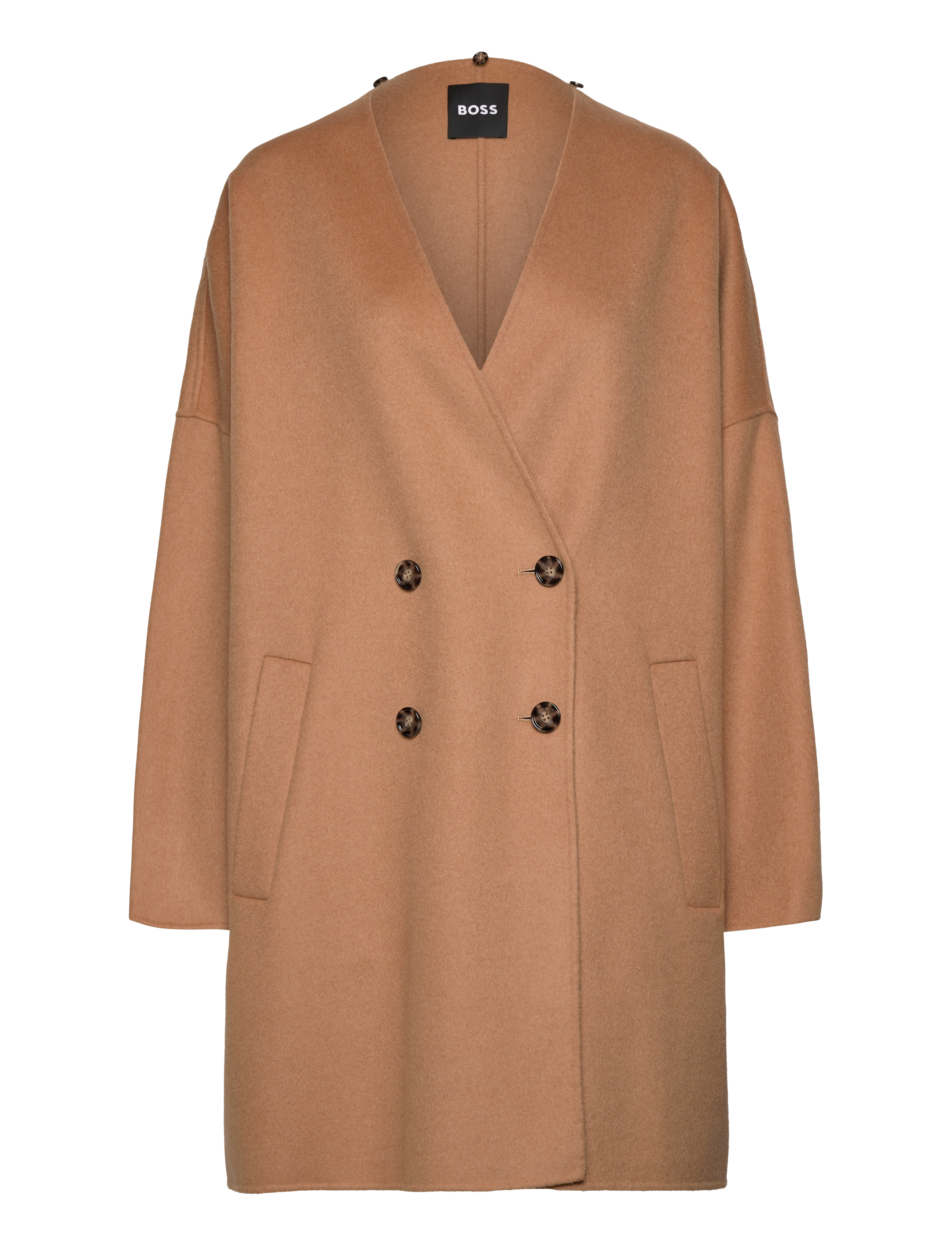 BOSS - Corasina - uldfrakker - medium beige - 4