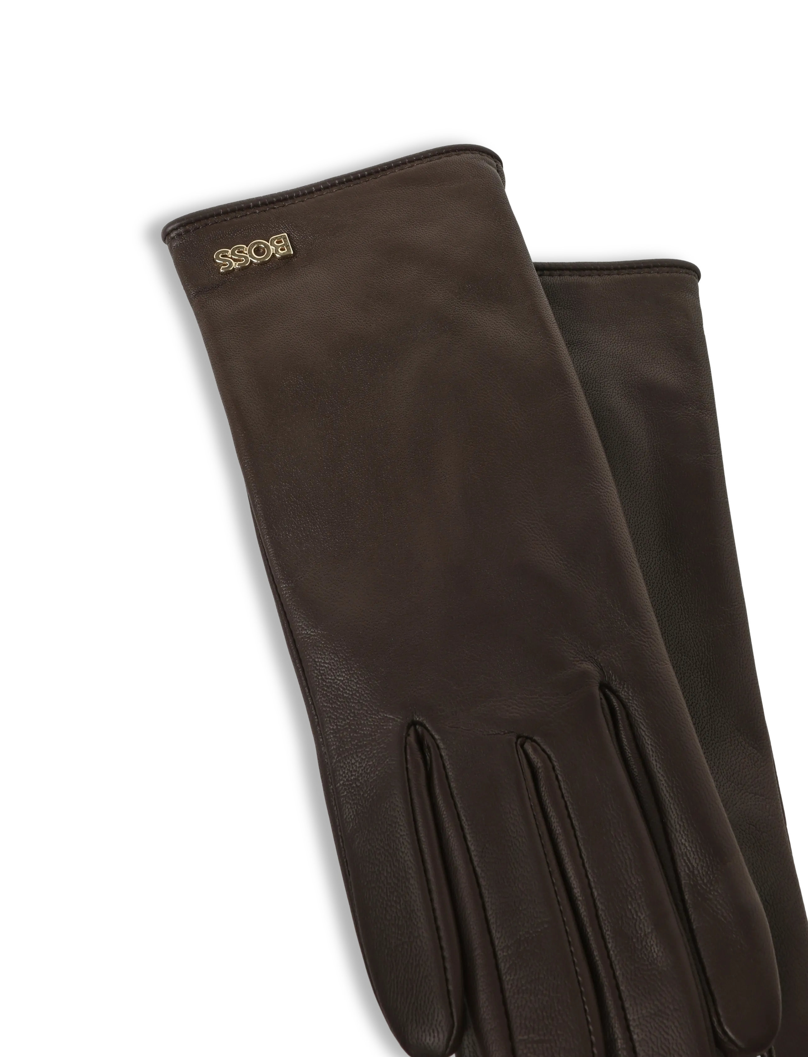 BOSS - Gueen-ME - læderhandsker - medium brown - 3
