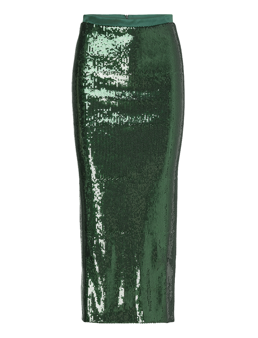 BOSS - Eluxia - paillettenrokken - open green - 0