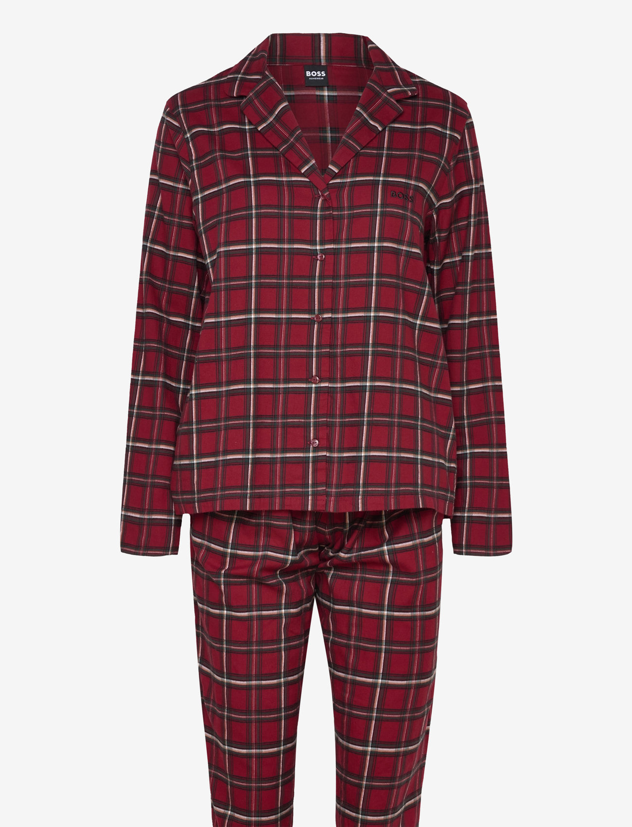 BOSS - Holiday_Long Set - dark red - 0