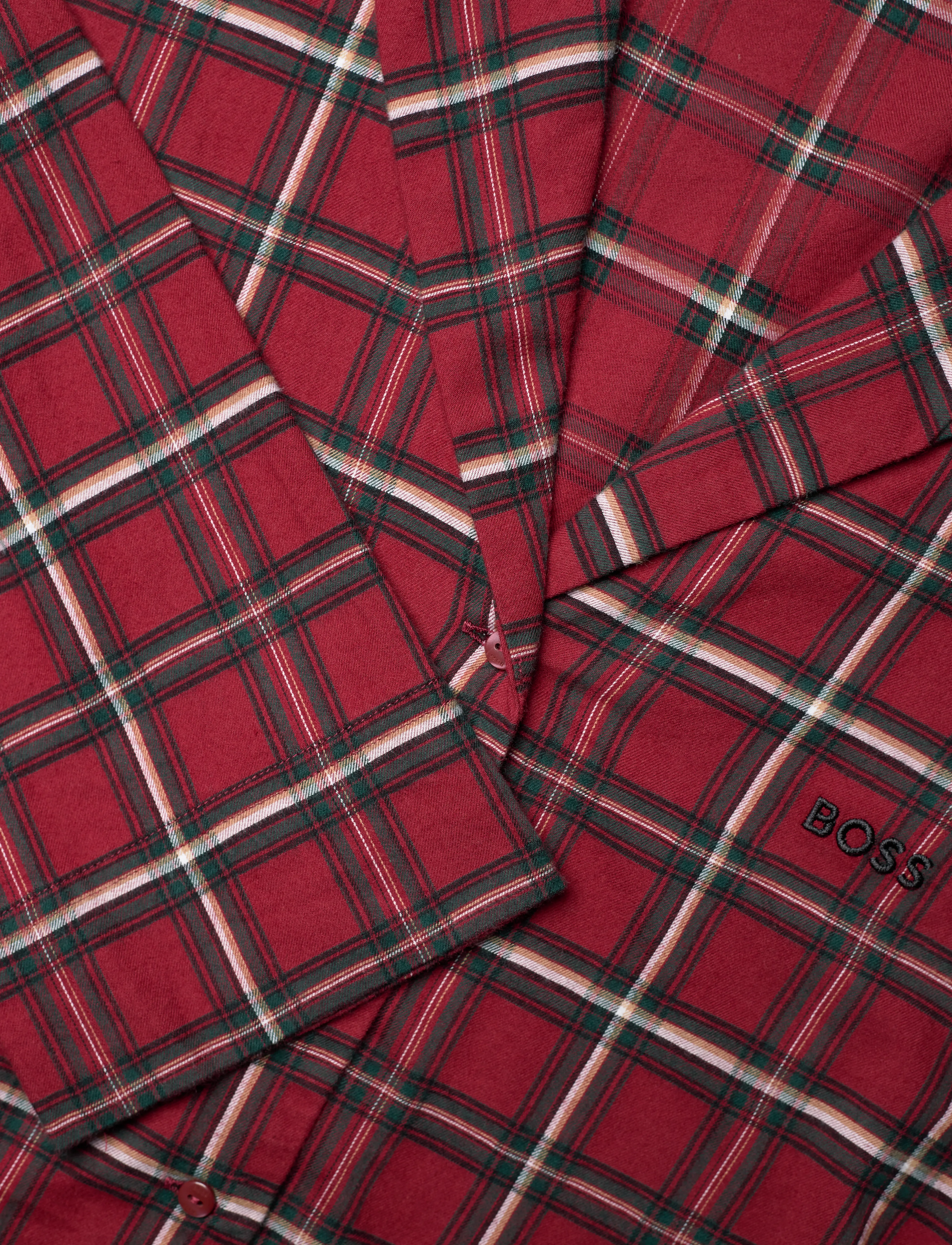 BOSS - Holiday_Long Set - dark red - 5