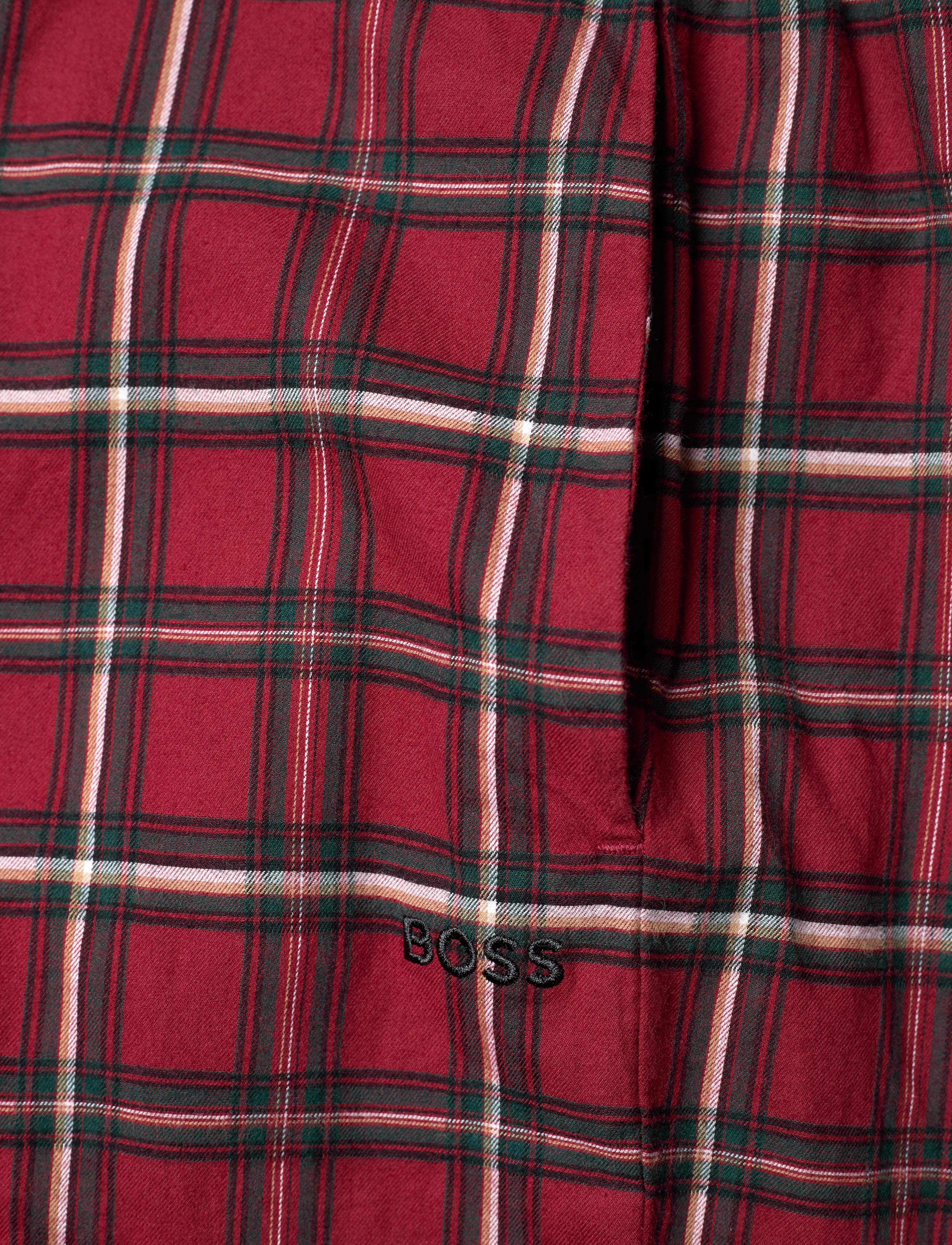 BOSS - Holiday_Long Set - dark red - 4