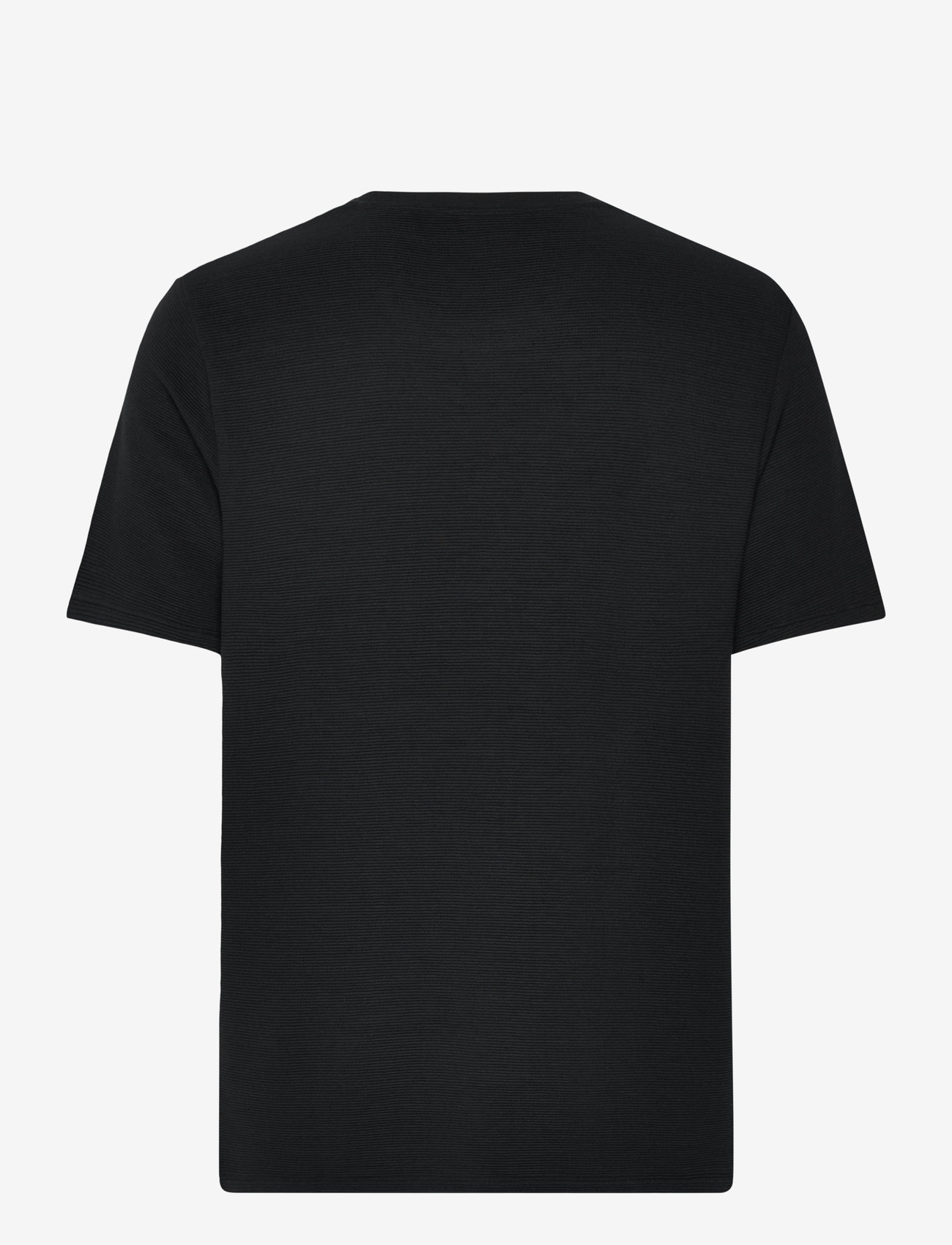 BOSS - Rib T-Shirt - kortærmede t-shirts - black - 1