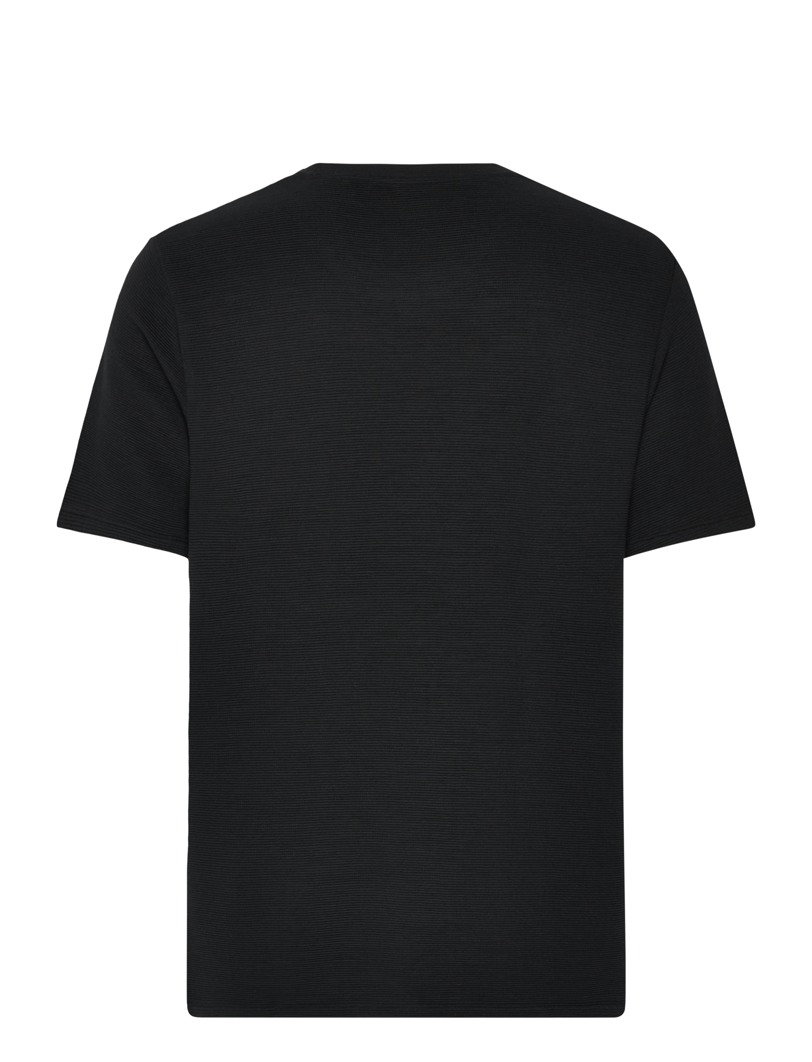 BOSS - Rib T-Shirt - kortärmade t-shirts - black - 1