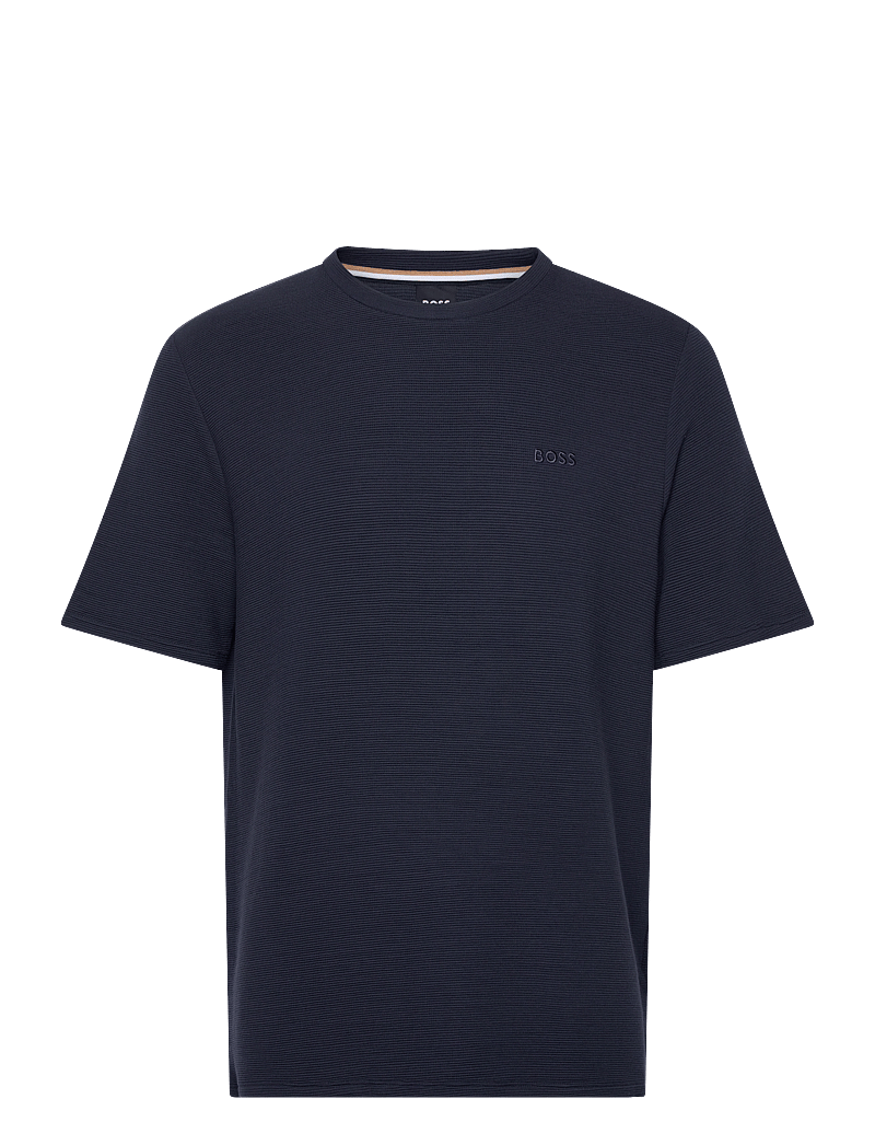 BOSS - Rib T-Shirt - t-shirts à manches courtes - dark blue - 0