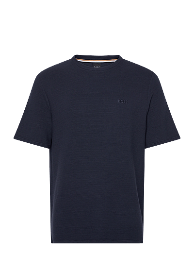 BOSS Rib T-Shirt - Short-sleeved t-shirts - DARK BLUE / navy
