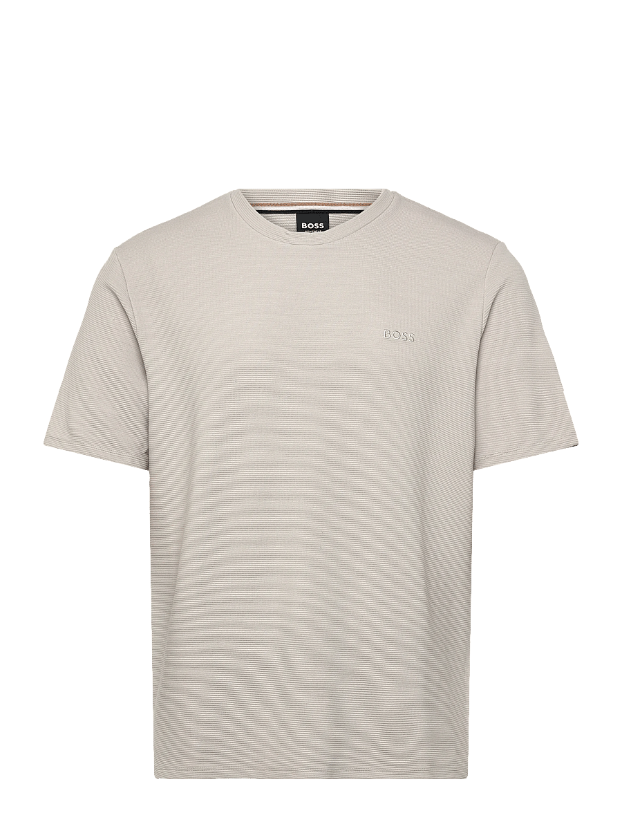 BOSS - Rib T-Shirt - t-shirts à manches courtes - open grey - 1