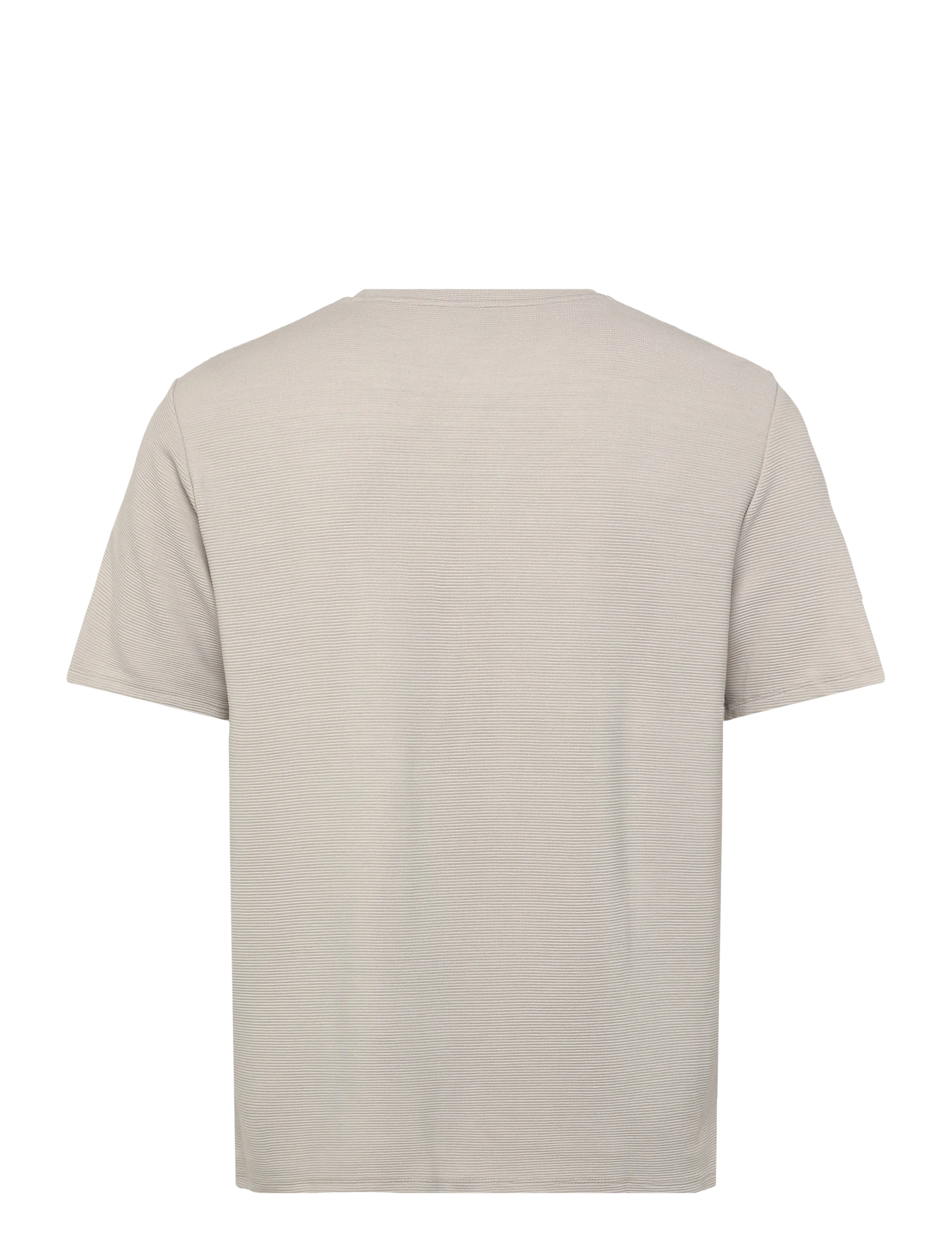 BOSS - Rib T-Shirt - kortärmade t-shirts - open grey - 2