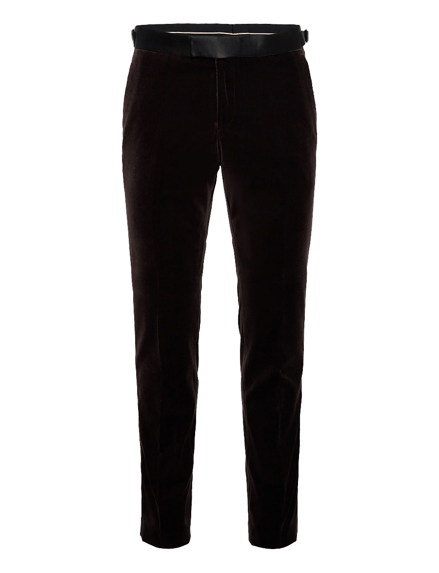 BOSS - H-Genius-Tux-244 - anzugshosen - dark brown - 0
