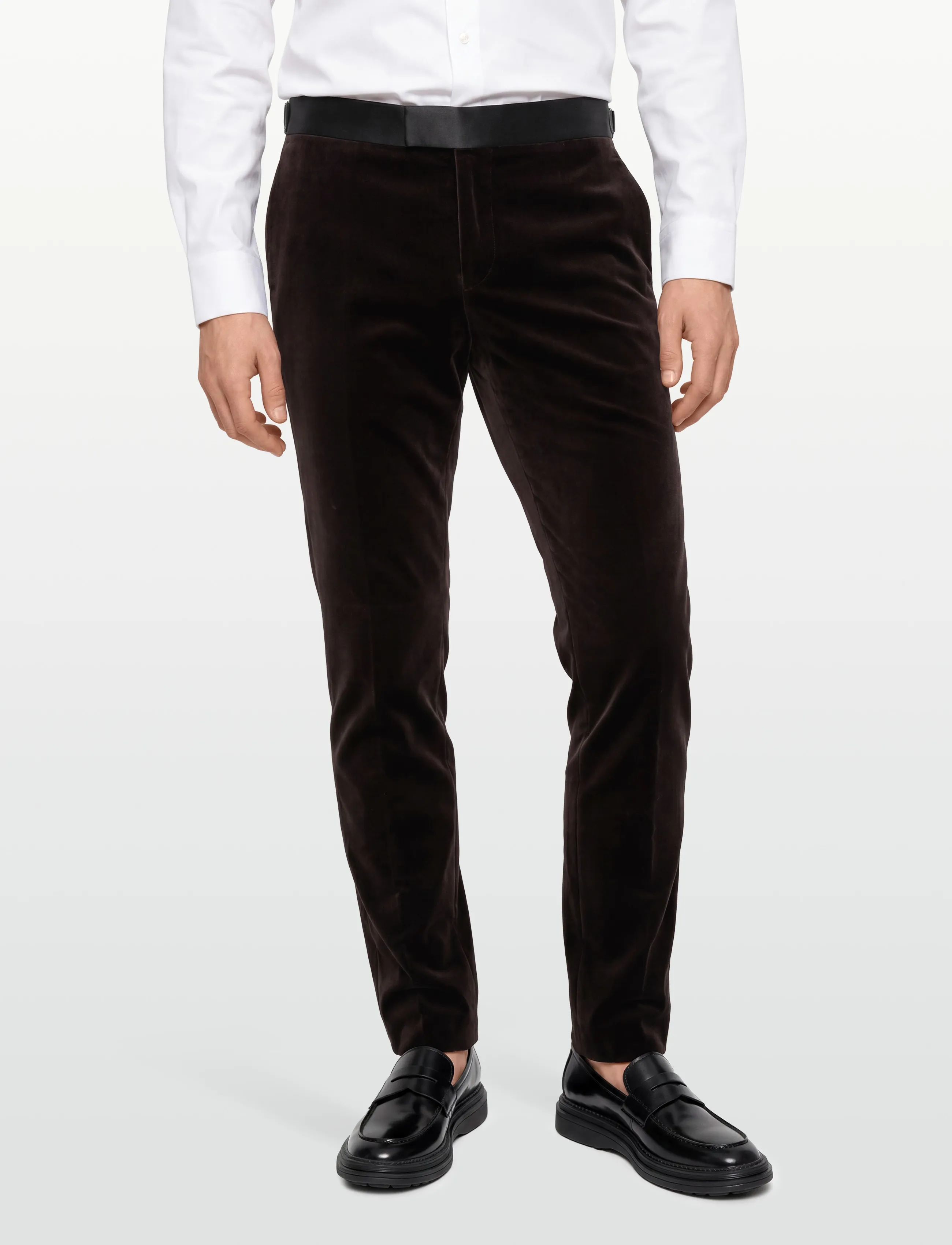 BOSS - H-Genius-Tux-244 - anzugshosen - dark brown - 5