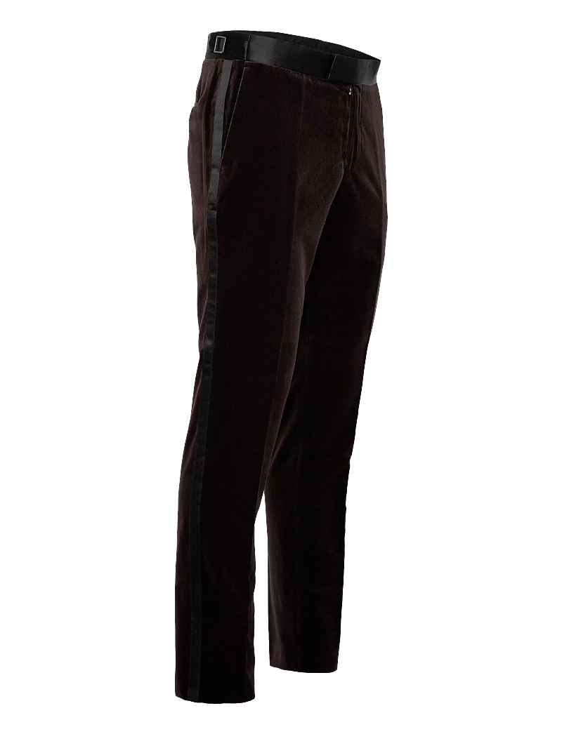 BOSS - H-Genius-Tux-244 - Ülikonnapüksid - dark brown - 3