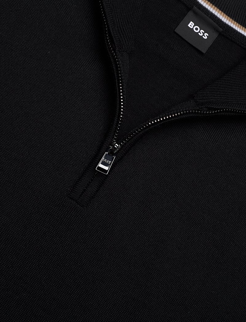 BOSS - Ebenji - džemperiai su trumpu užtrauktuku - black - 2