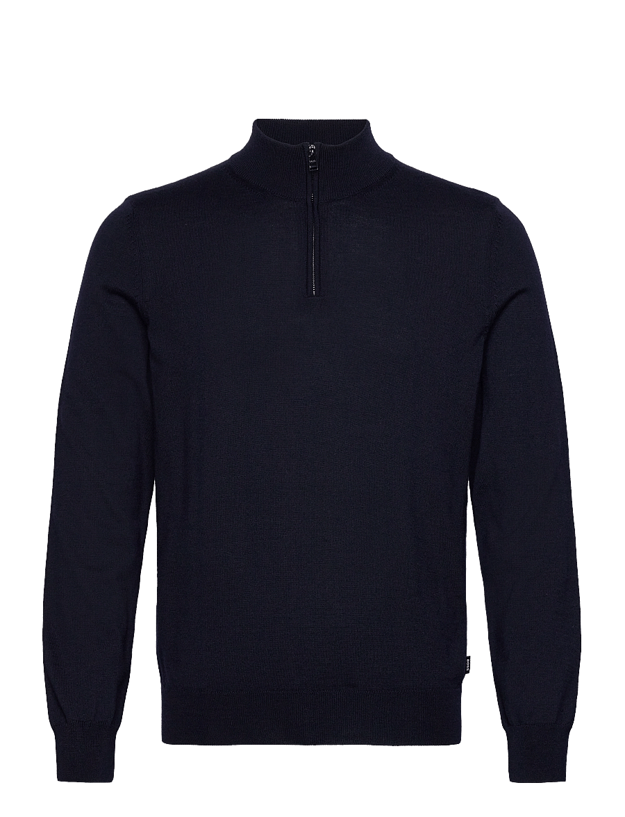 BOSS - Ebenji - half zip jumpers - dark blue - 1