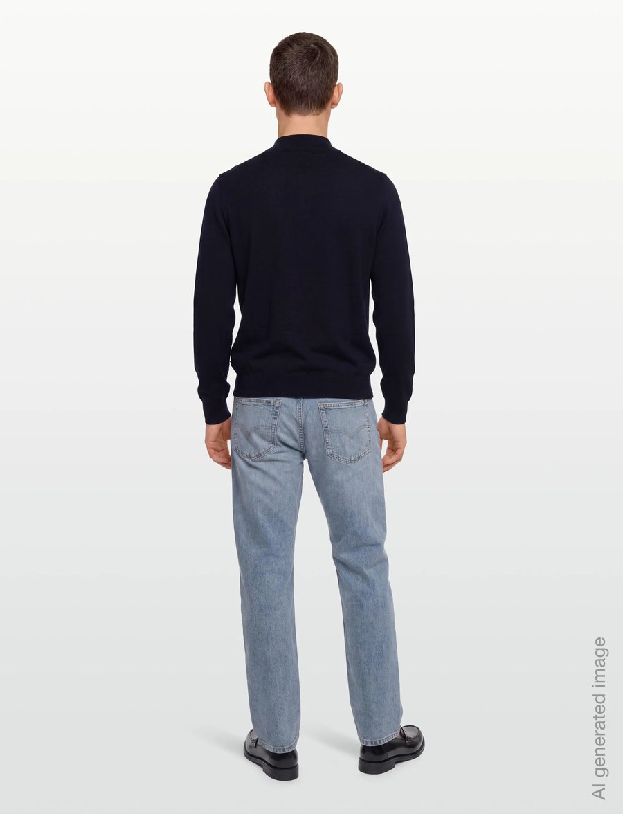 BOSS - Ebenji - half zip jumpers - dark blue - 4