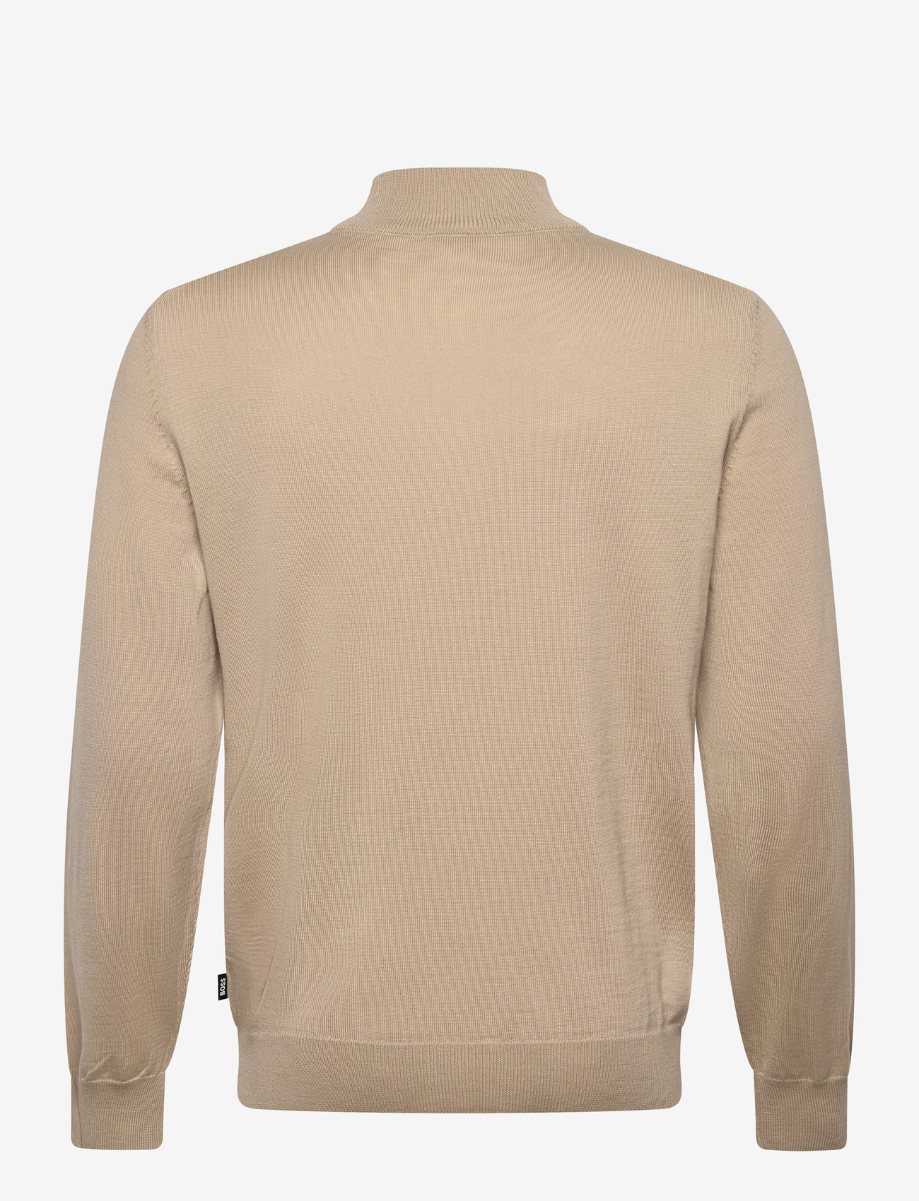 BOSS - Ebenji - pullover mit halbem reißverschluss - light beige - 1