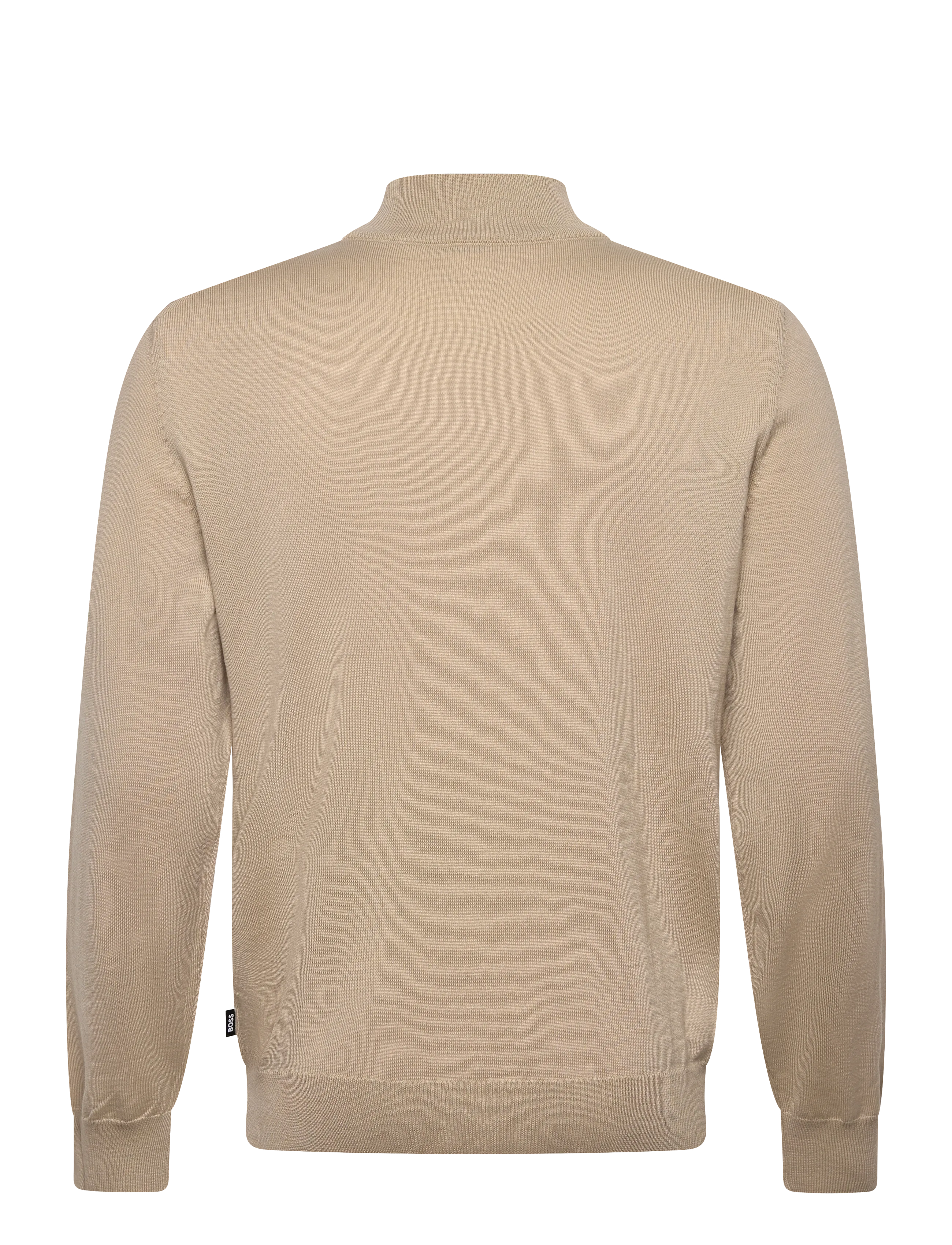 BOSS - Ebenji - pullover mit halbem reißverschluss - light beige - 1