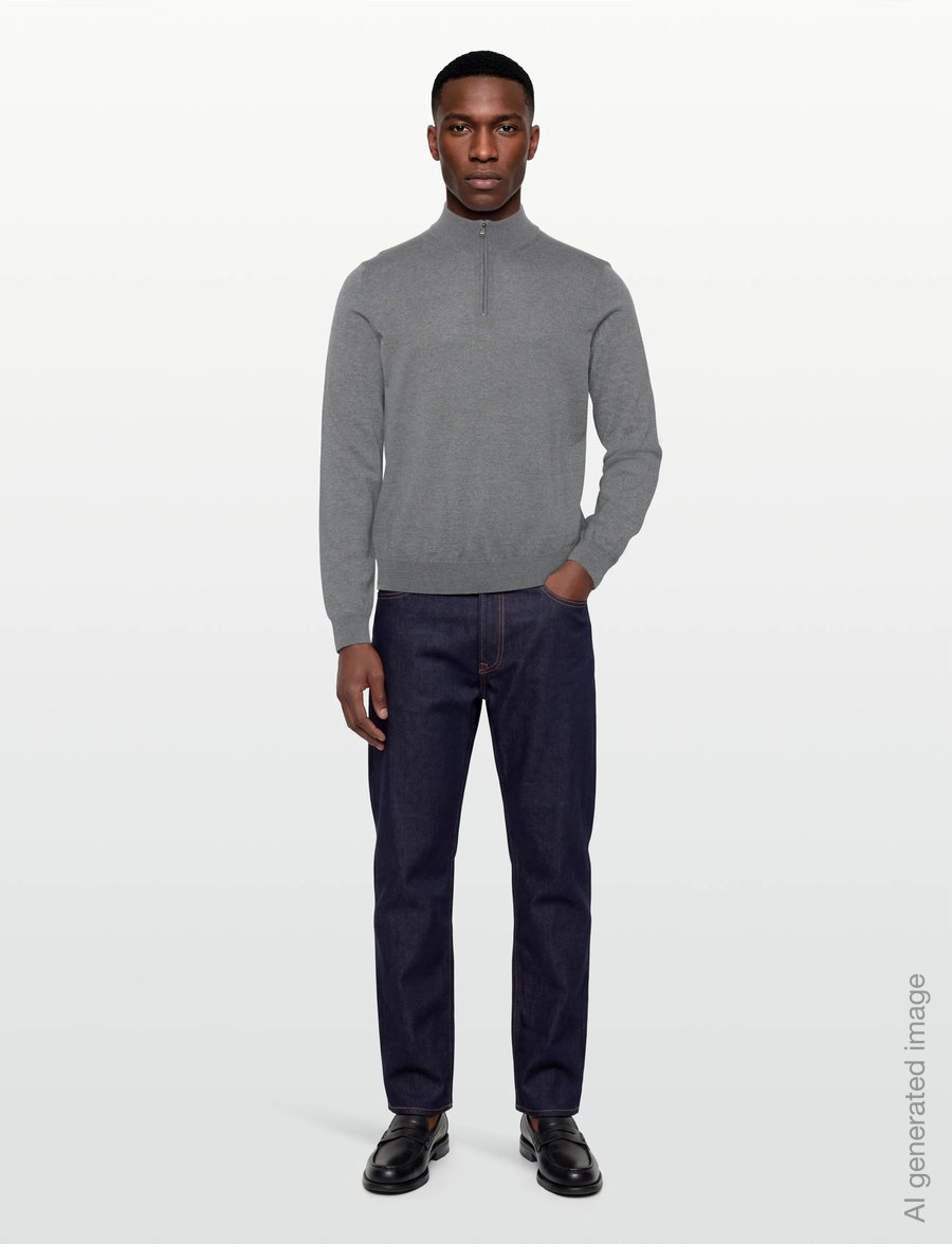 BOSS - Ebenji - puolivetoketjulliset neuleet - medium grey - 0