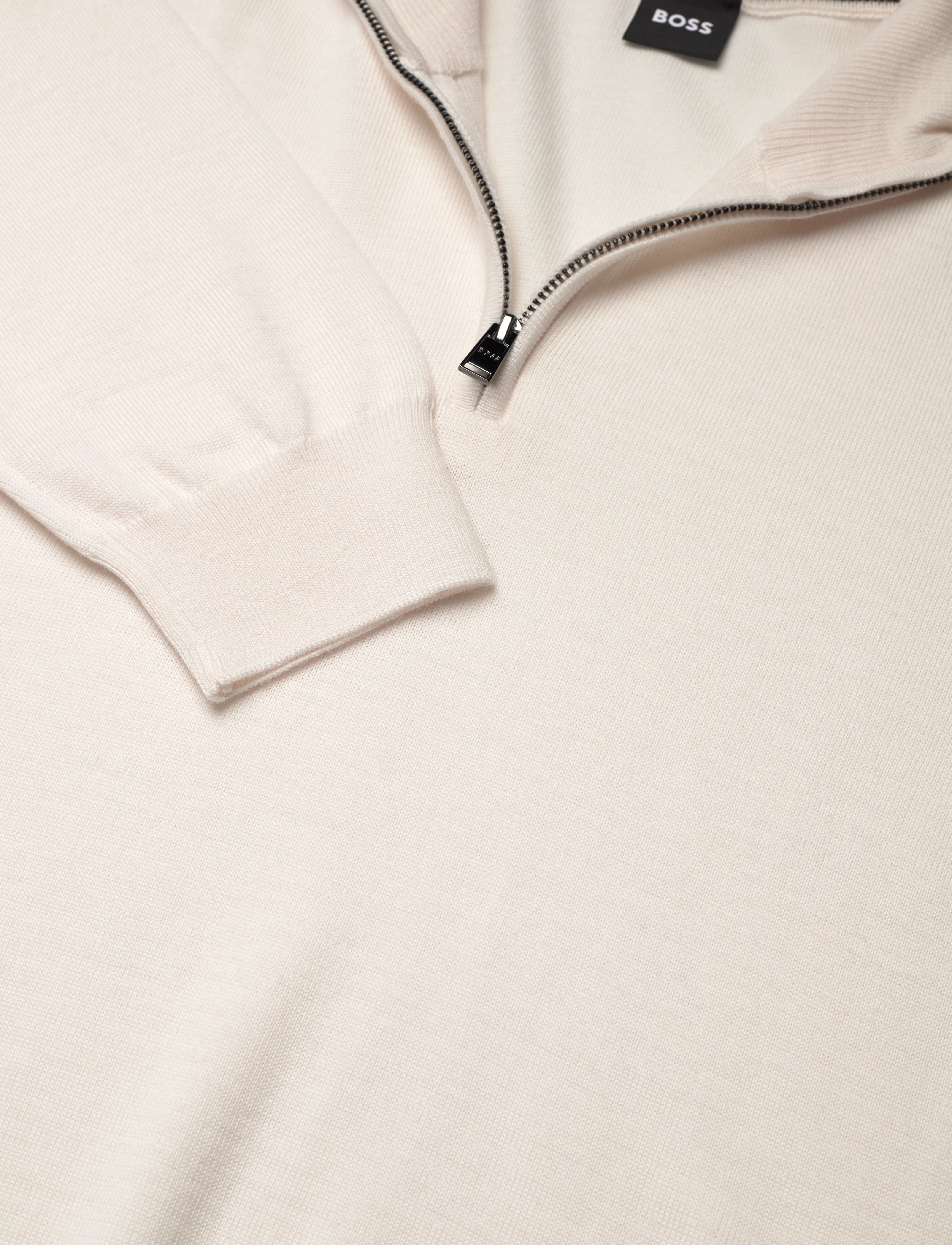 BOSS - Ebenji - strickmode - open white - 2