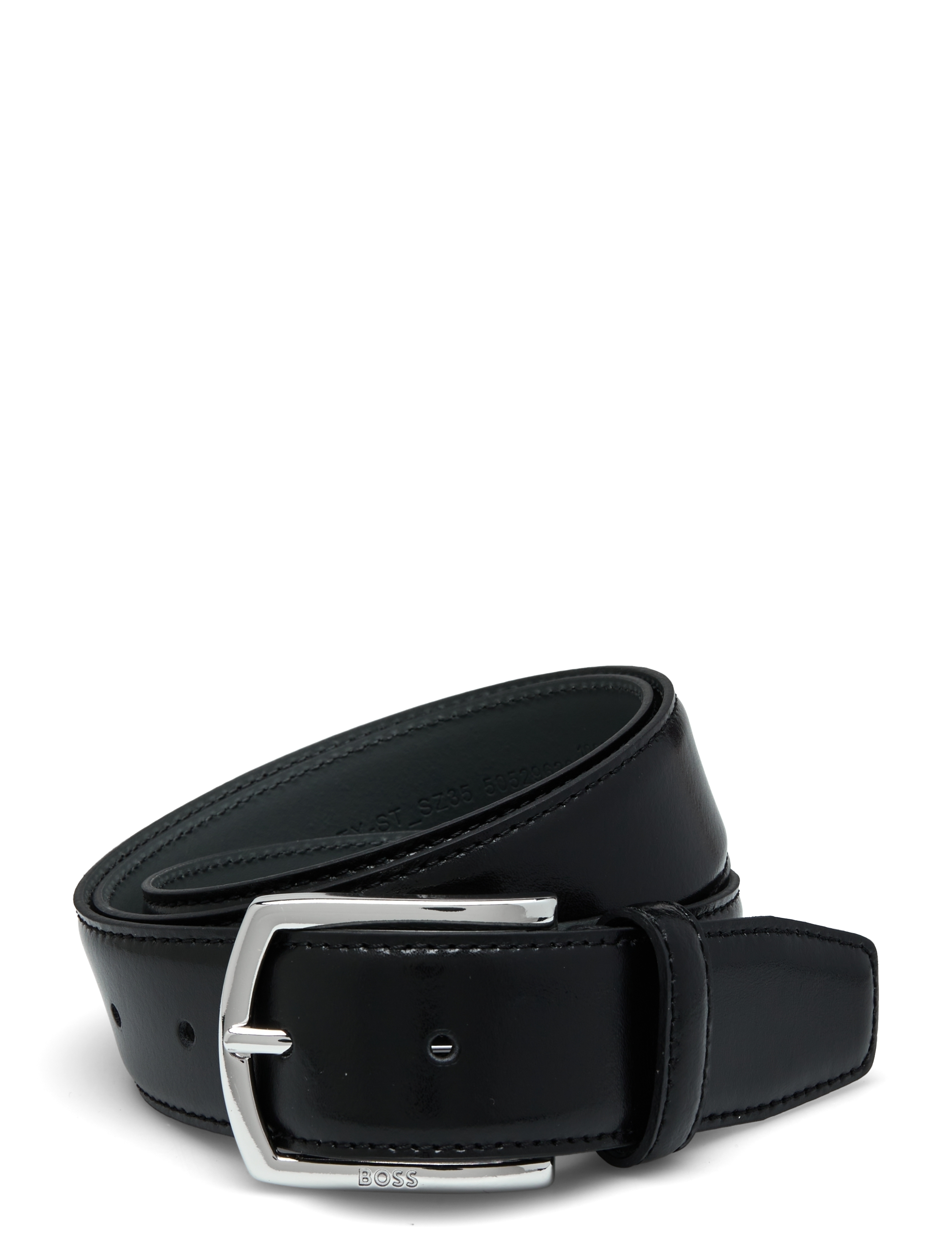 BOSS Claus-Tx-St_Sz35, 85, Black, Bælter > Klassiske Bælter, Herre