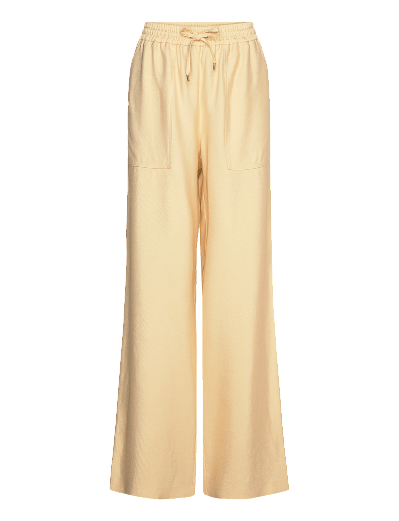 BOSS - Talisia - bukser med brede ben - open beige - 0