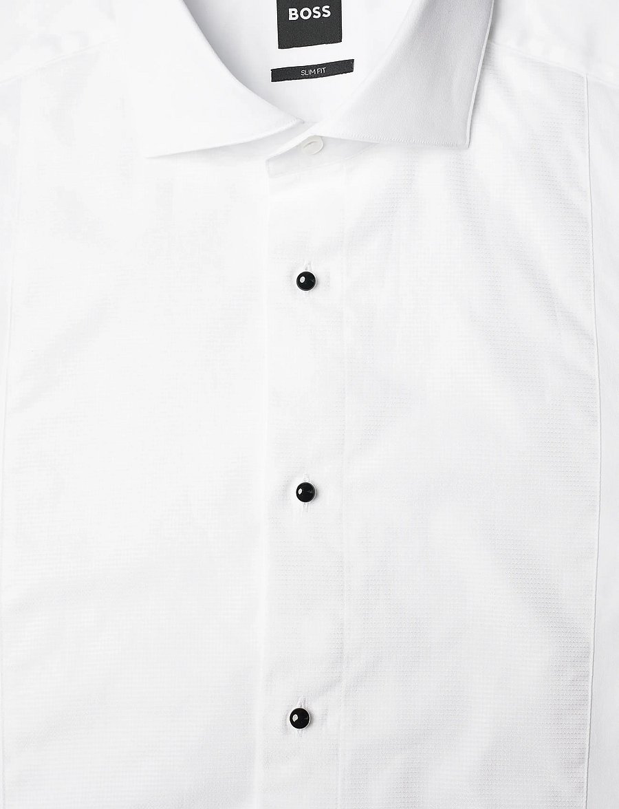 BOSS - H-HANK-TUX3_BOWTIE - anzugshemd - white - 3
