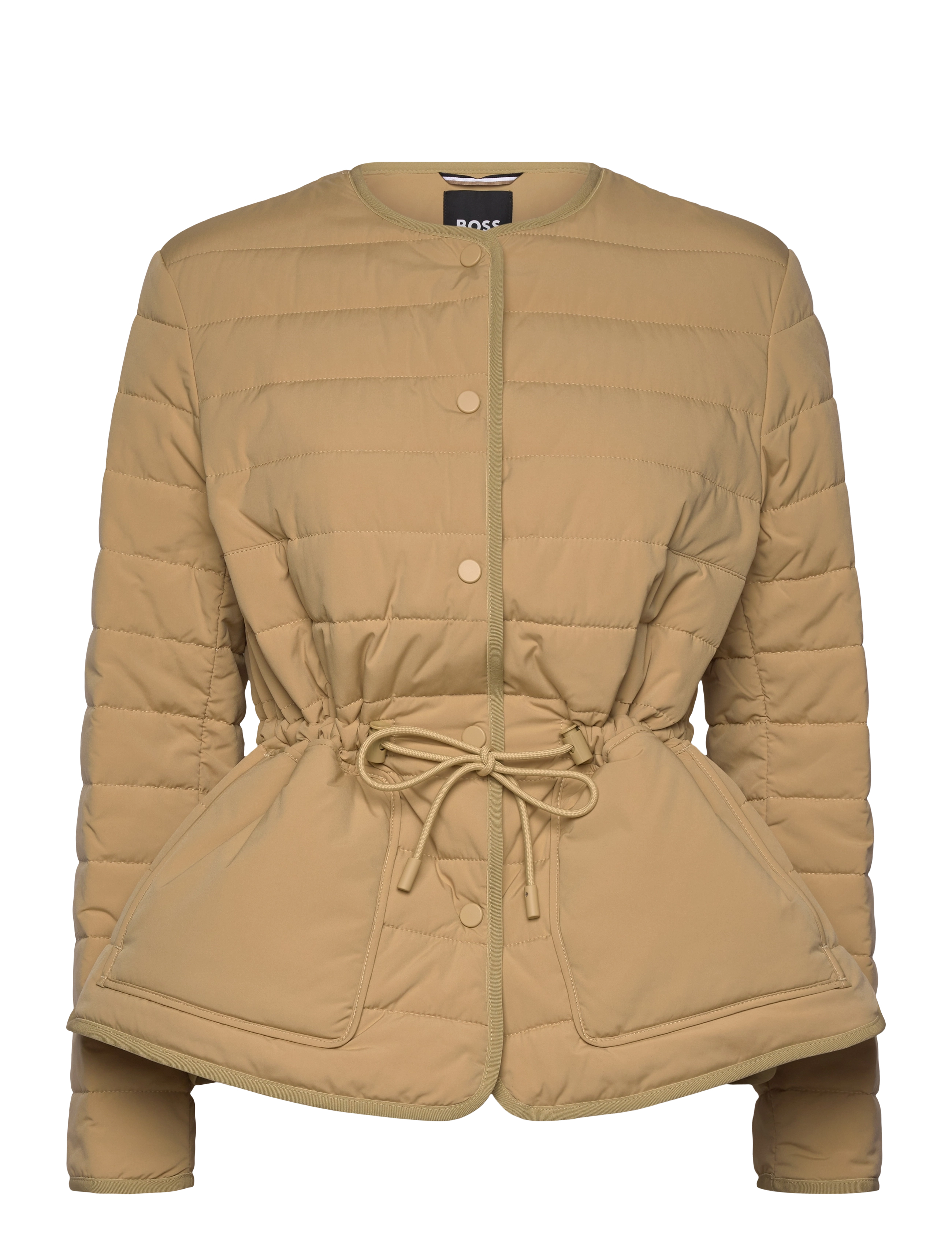 BOSS Porish, 36, Jackets, Gelb - Padded Jacket, Frauen