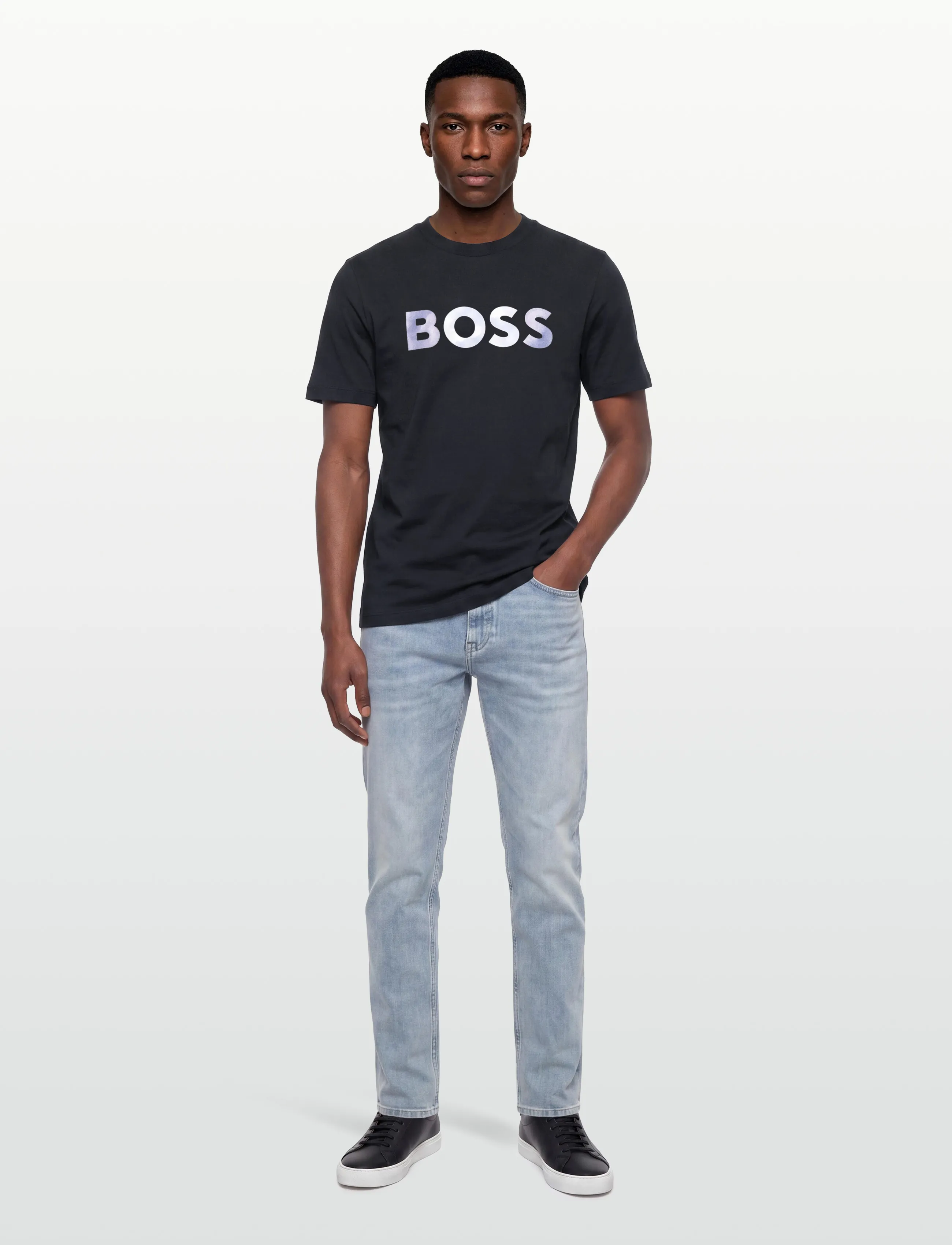 BOSS - C-Thompson 70 - lühikeste varrukatega t-särgid - dark blue - 0