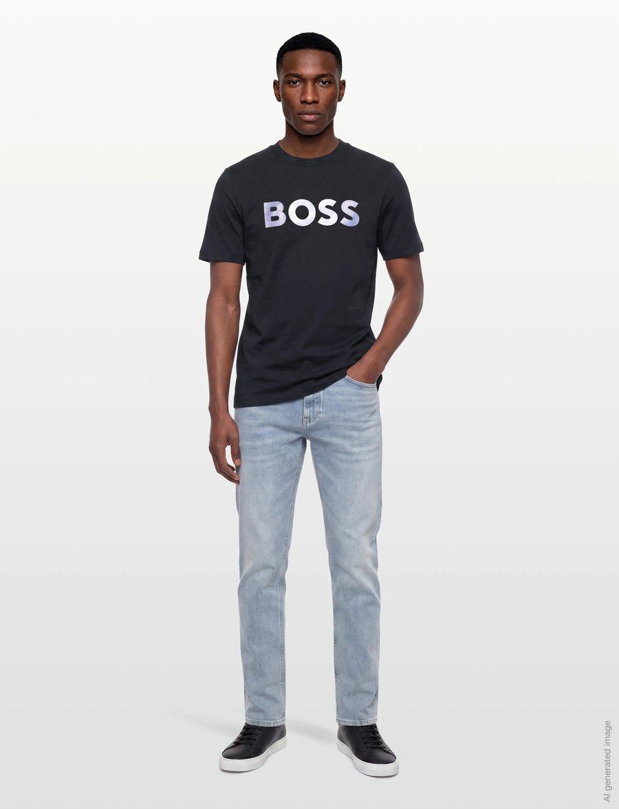 BOSS - C-Thompson 70 - kurzärmelige t-shirts - dark blue - 0