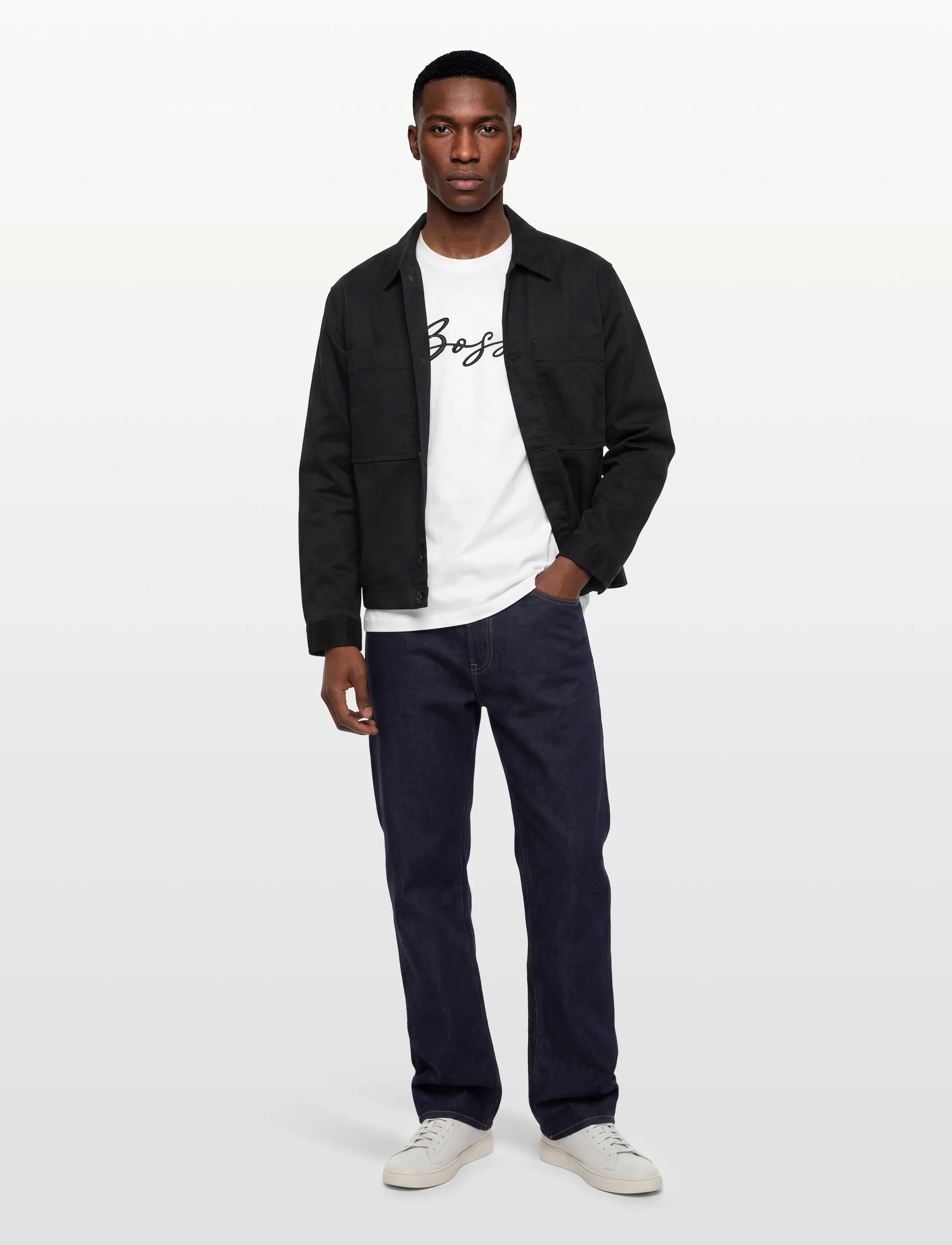 BOSS C-Thompson 70, Mænd, T-Shirt, Hvid, Str: L