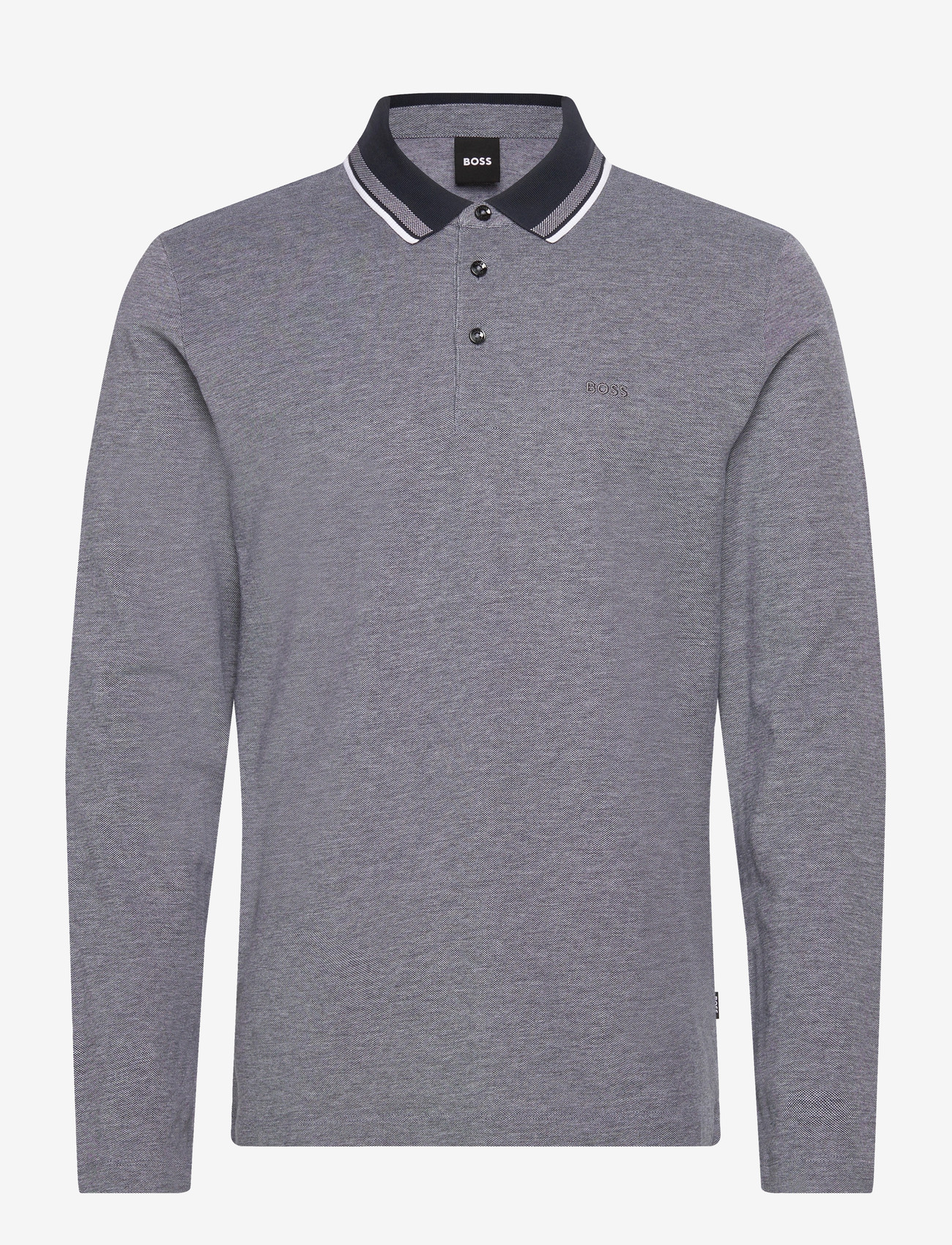 BOSS - H-Pittman 141 - langærmede poloer - dark blue - 0