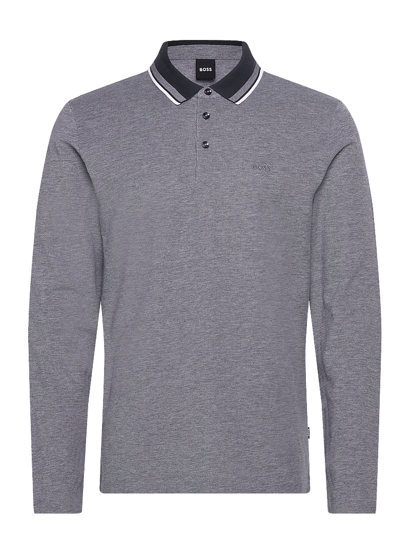 BOSS - H-Pittman 141 - langærmede poloer - dark blue - 0