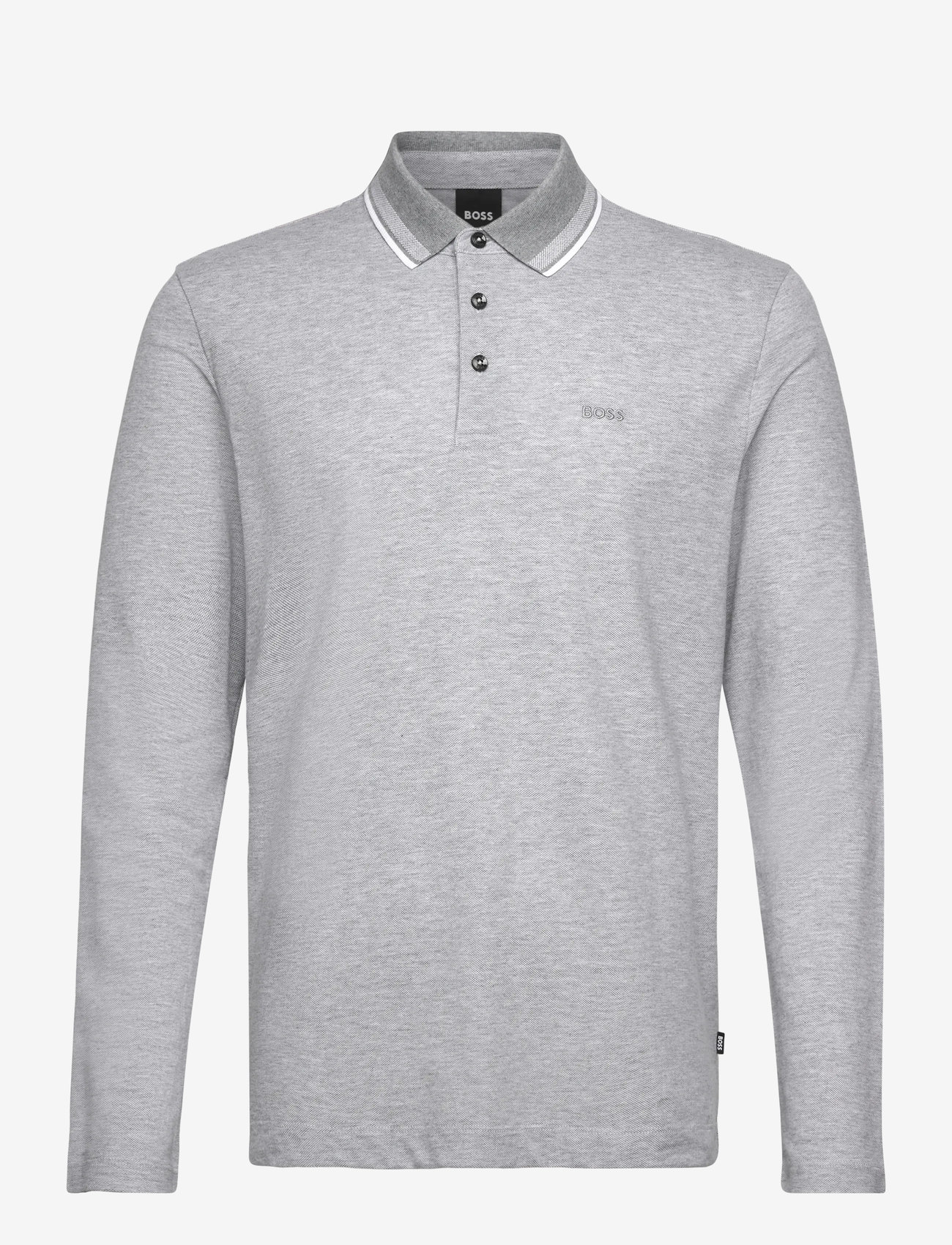 BOSS - H-Pittman 141 - langærmede poloer - silver - 0