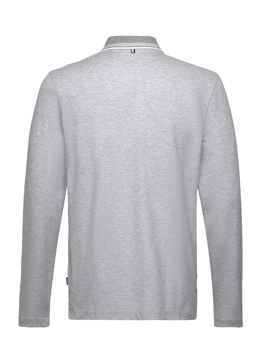 BOSS - H-Pittman 141 - long-sleeved polos - silver - 1