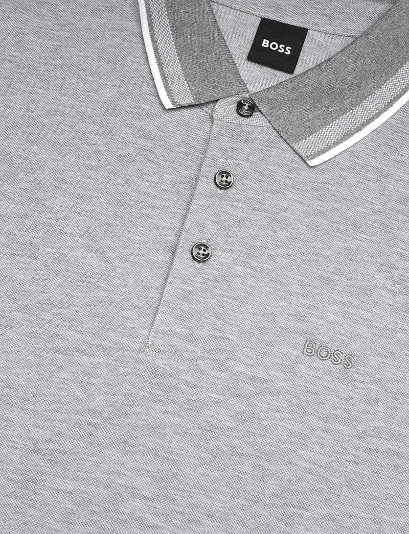 BOSS - H-Pittman 141 - langærmede poloer - silver - 2