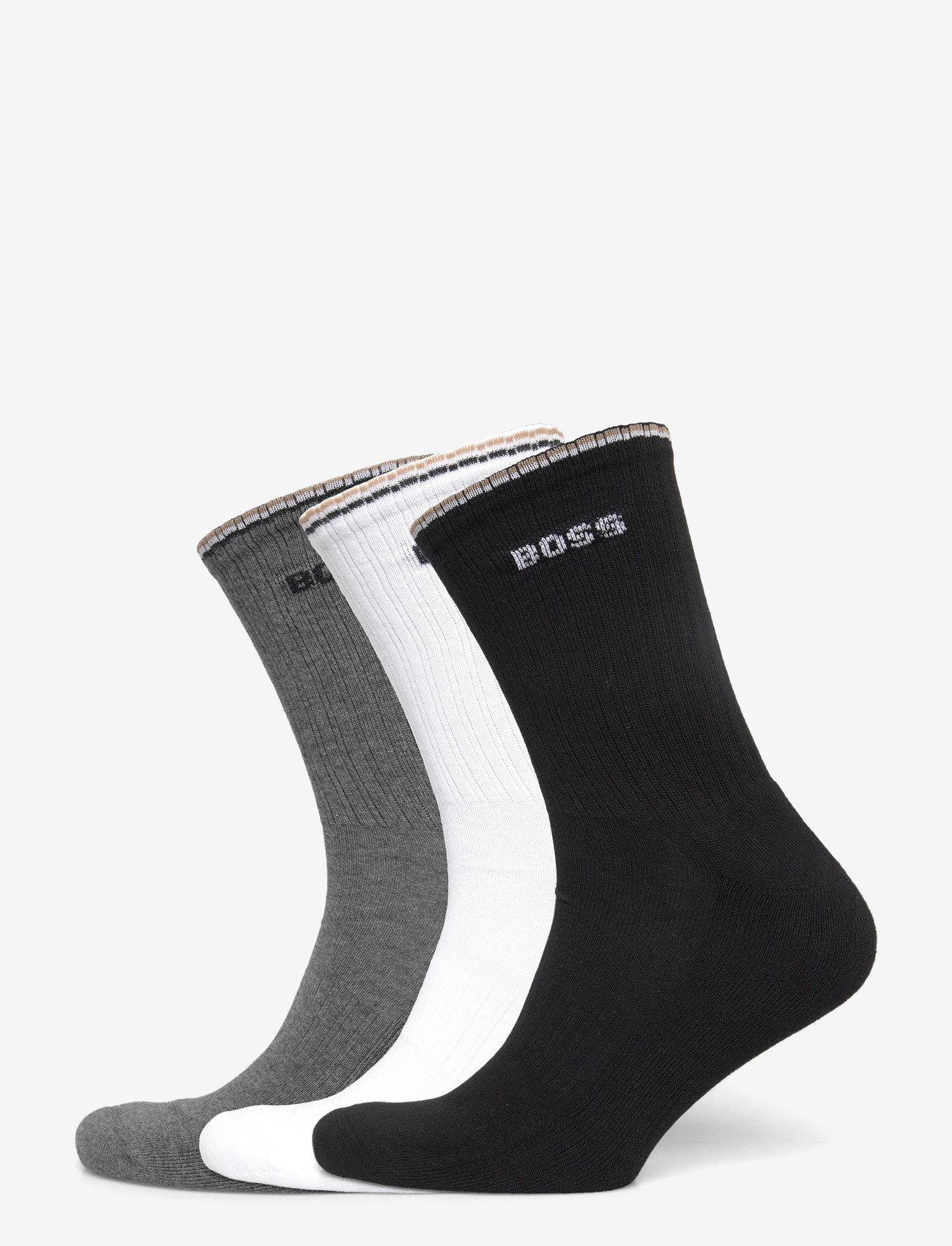 BOSS - 3P QS Rib Stripe CC - crew-socken - open miscellaneous - 0