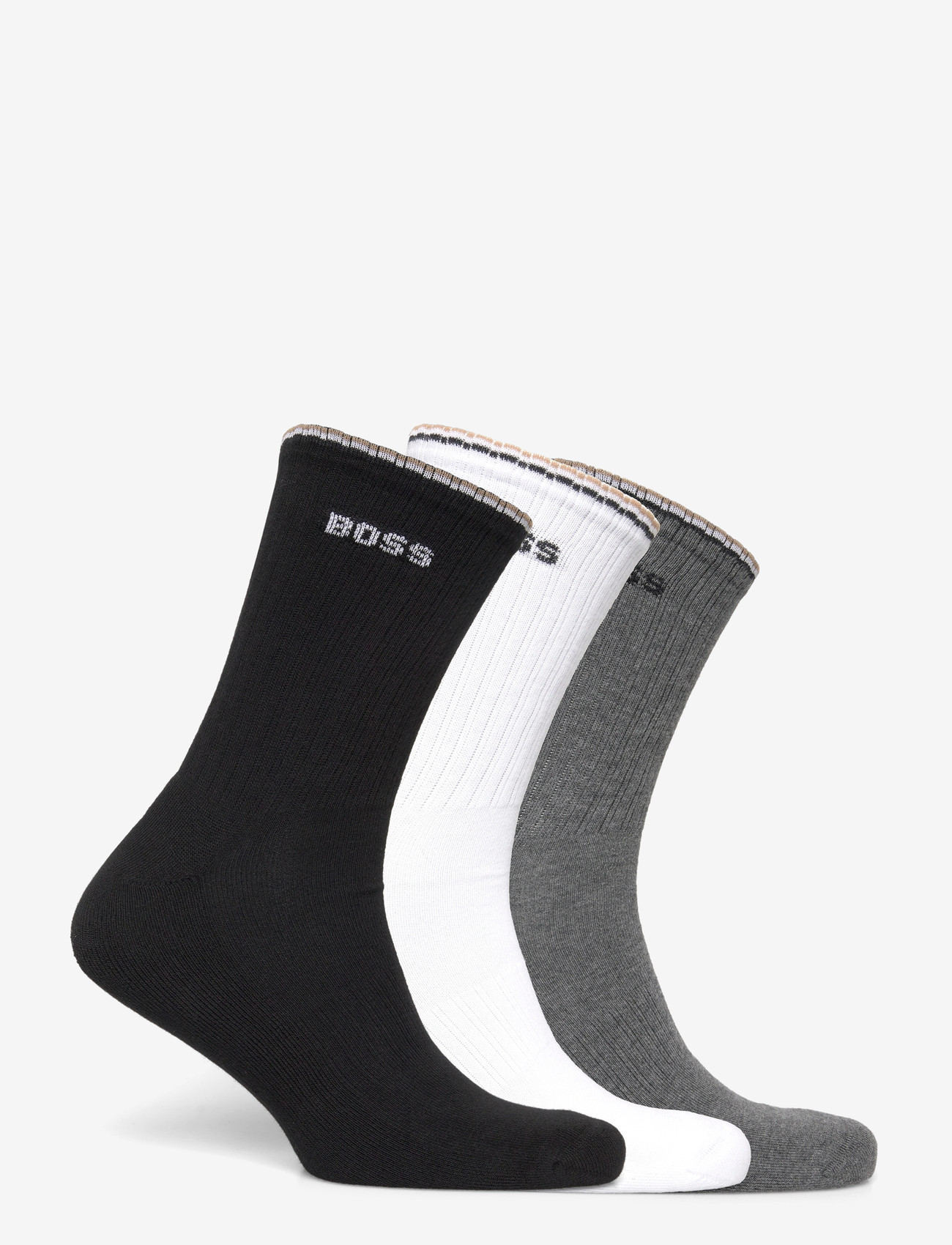 BOSS - 3P QS Rib Stripe CC - crew-socken - open miscellaneous - 1