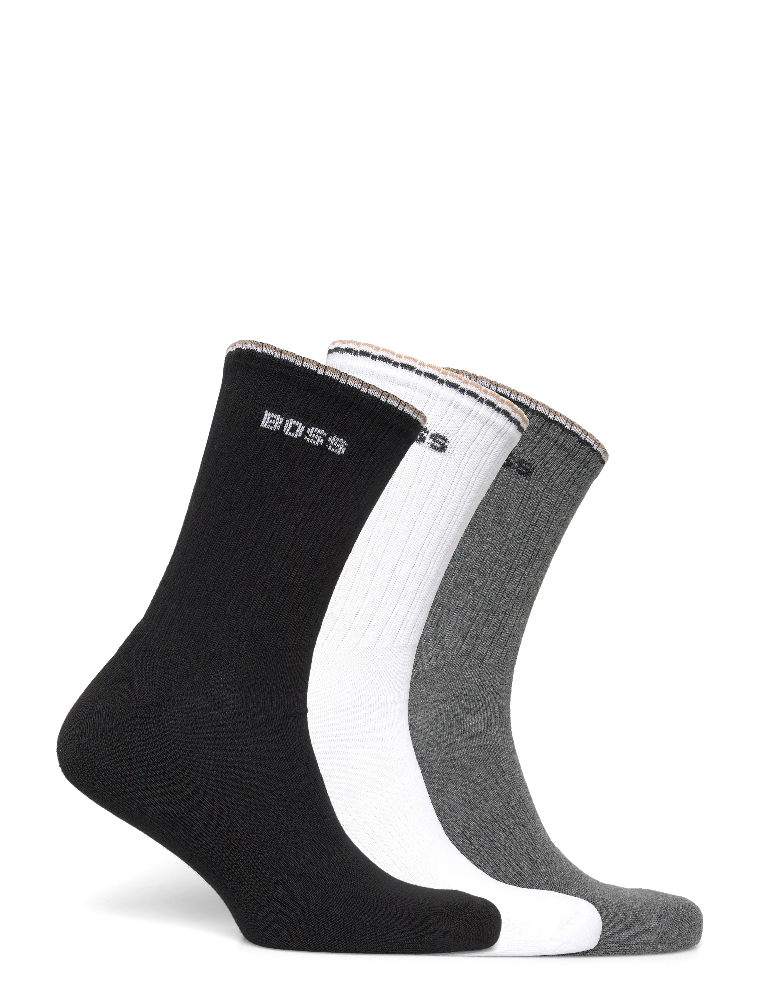 BOSS - 3P QS Rib Stripe CC - crew-socken - open miscellaneous - 1