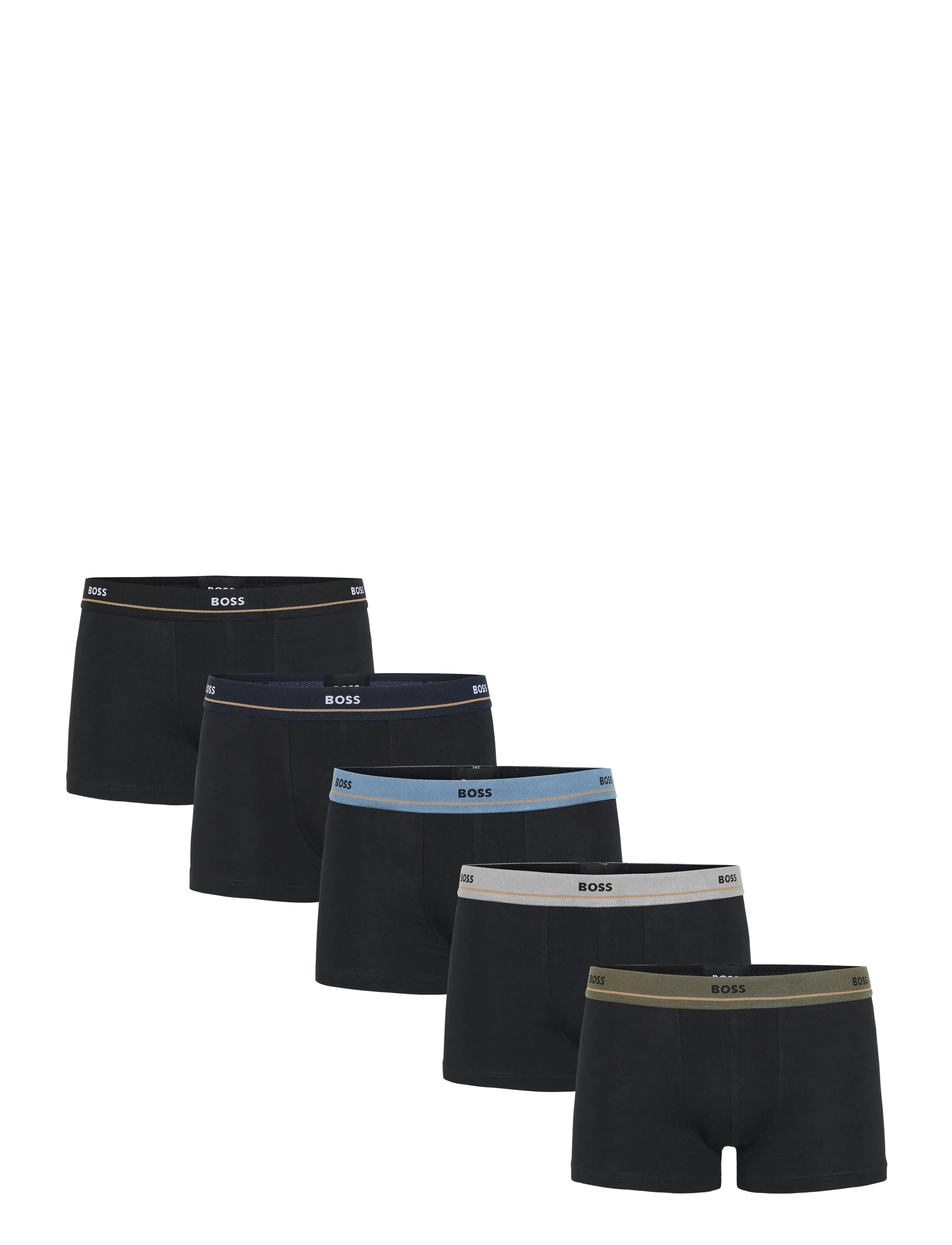 BOSS Trunk 5P Essential Schwarz - XXL - Herren