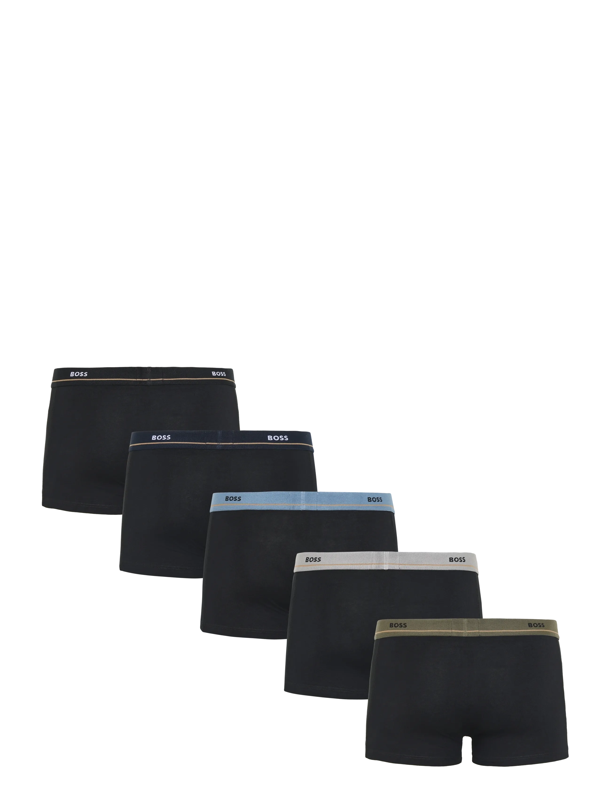 BOSS - Trunk 5P Essential - multipack underpants - black - 1
