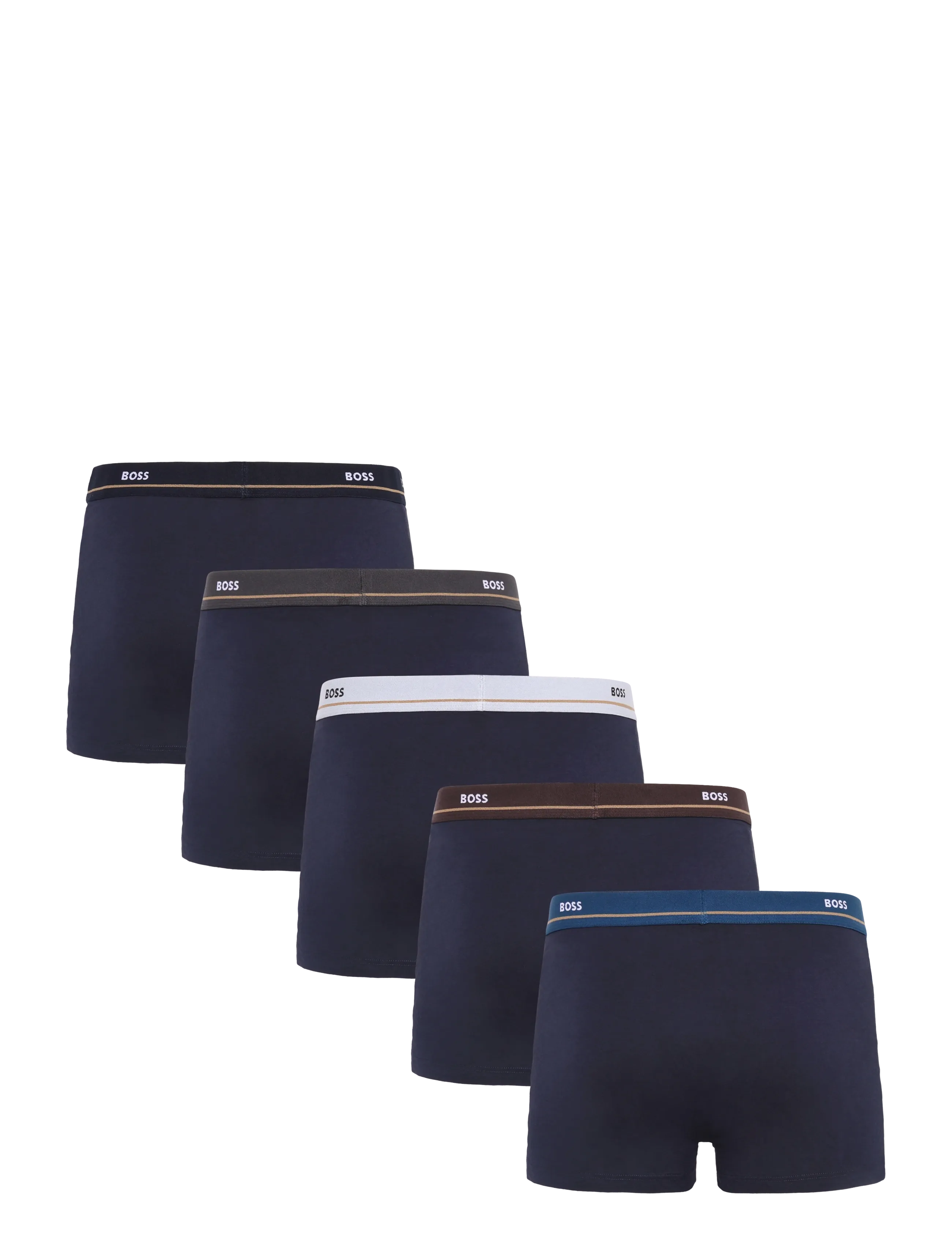BOSS - Trunk 5P Essential - multipack underbukser - open blue - 1