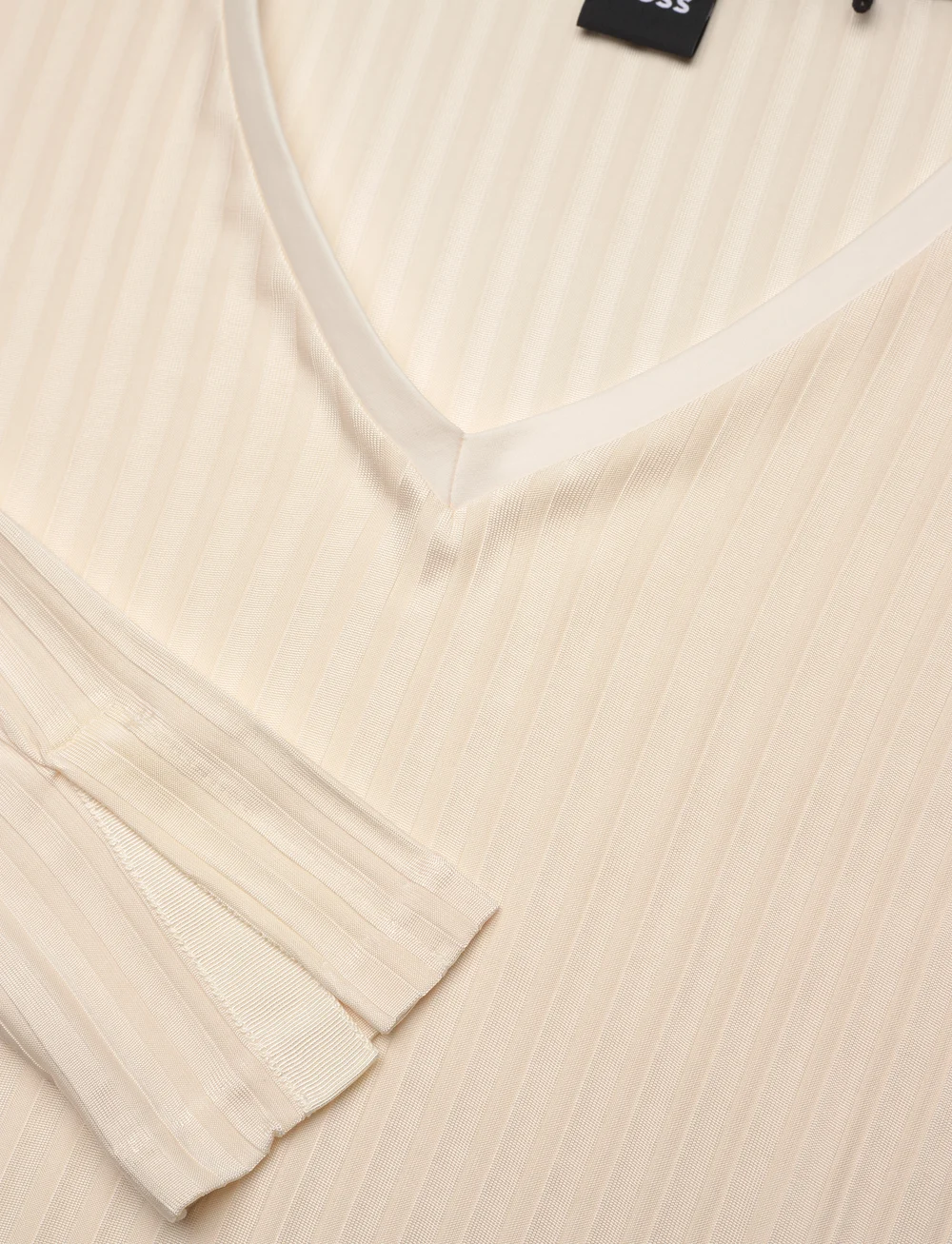 BOSS - Ellerson - langärmlige tops - open white - 2