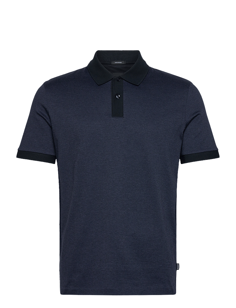 BOSS - H-Parlay 432 - short-sleeved polos - dark blue - 0
