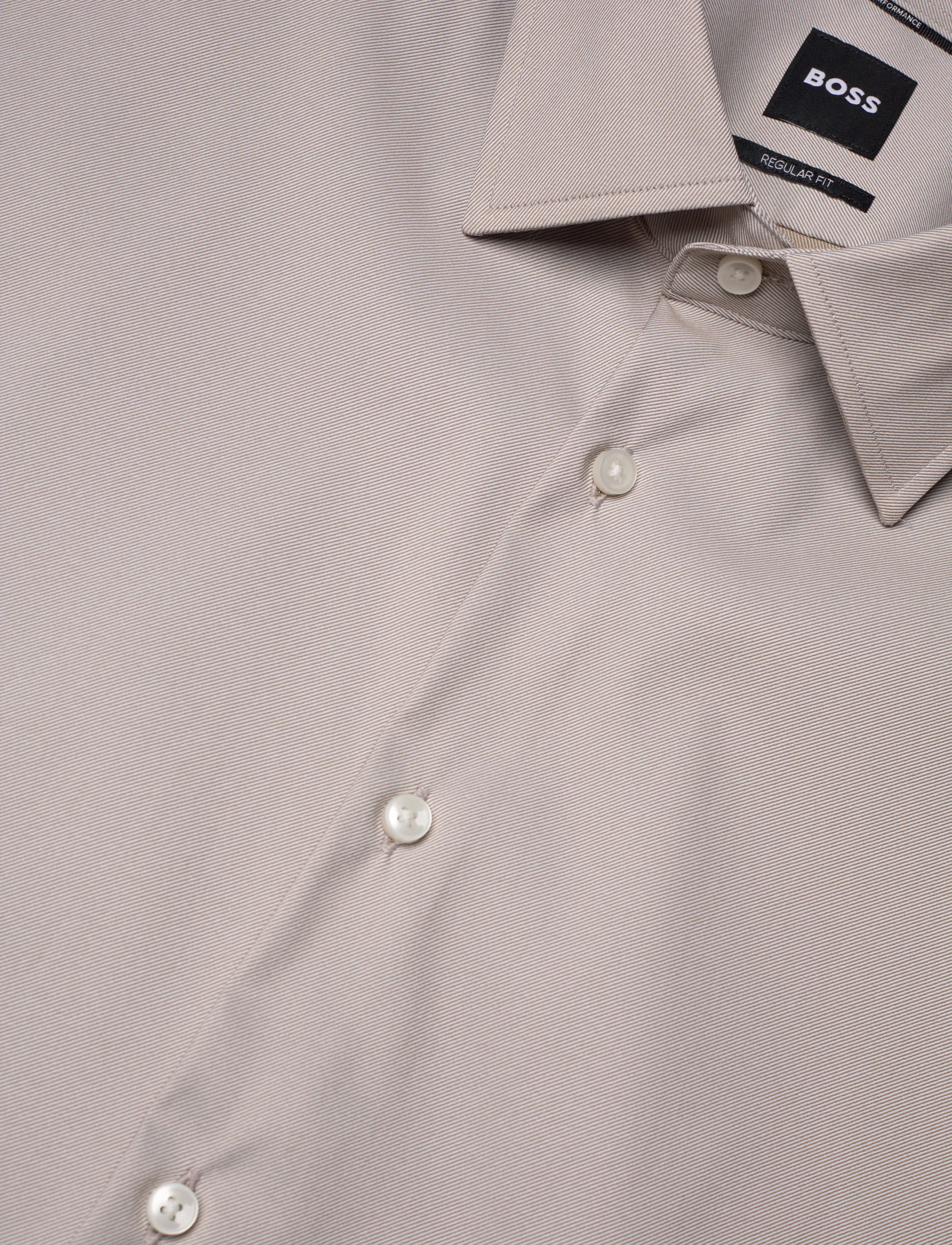 BOSS - P-JOE-kent-C1-222 - pidulikud särgid - dark beige - 3