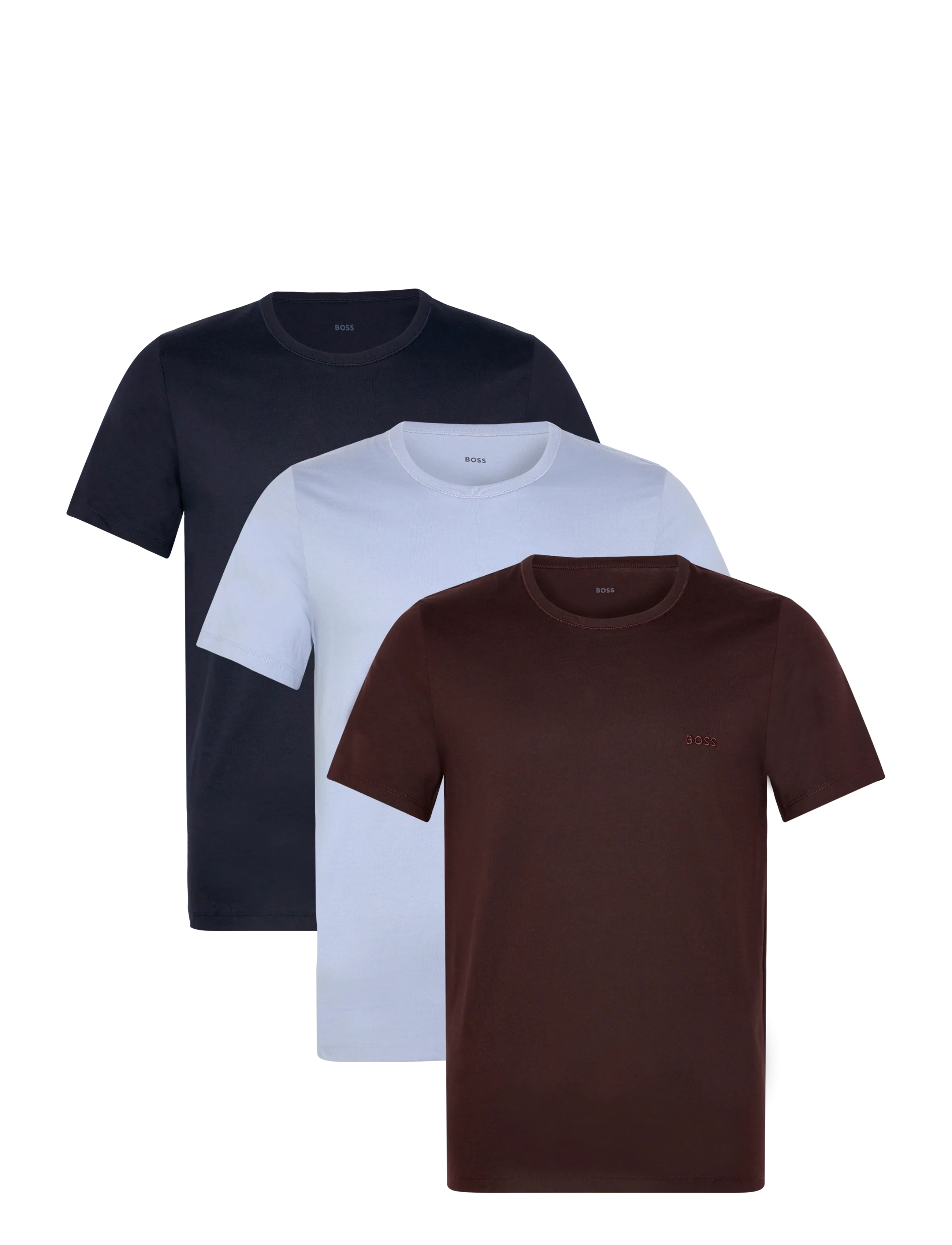 BOSS TShirtRN 3P Classic - Kleidung - OPEN BROWN / brown