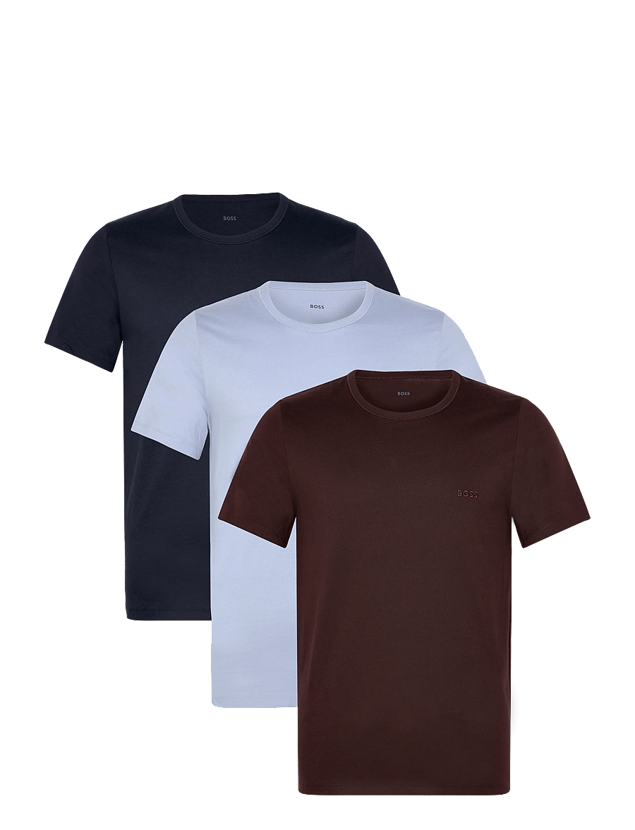 BOSS - TShirtRN 3P Classic - t-shirts im multipack - open brown - 0