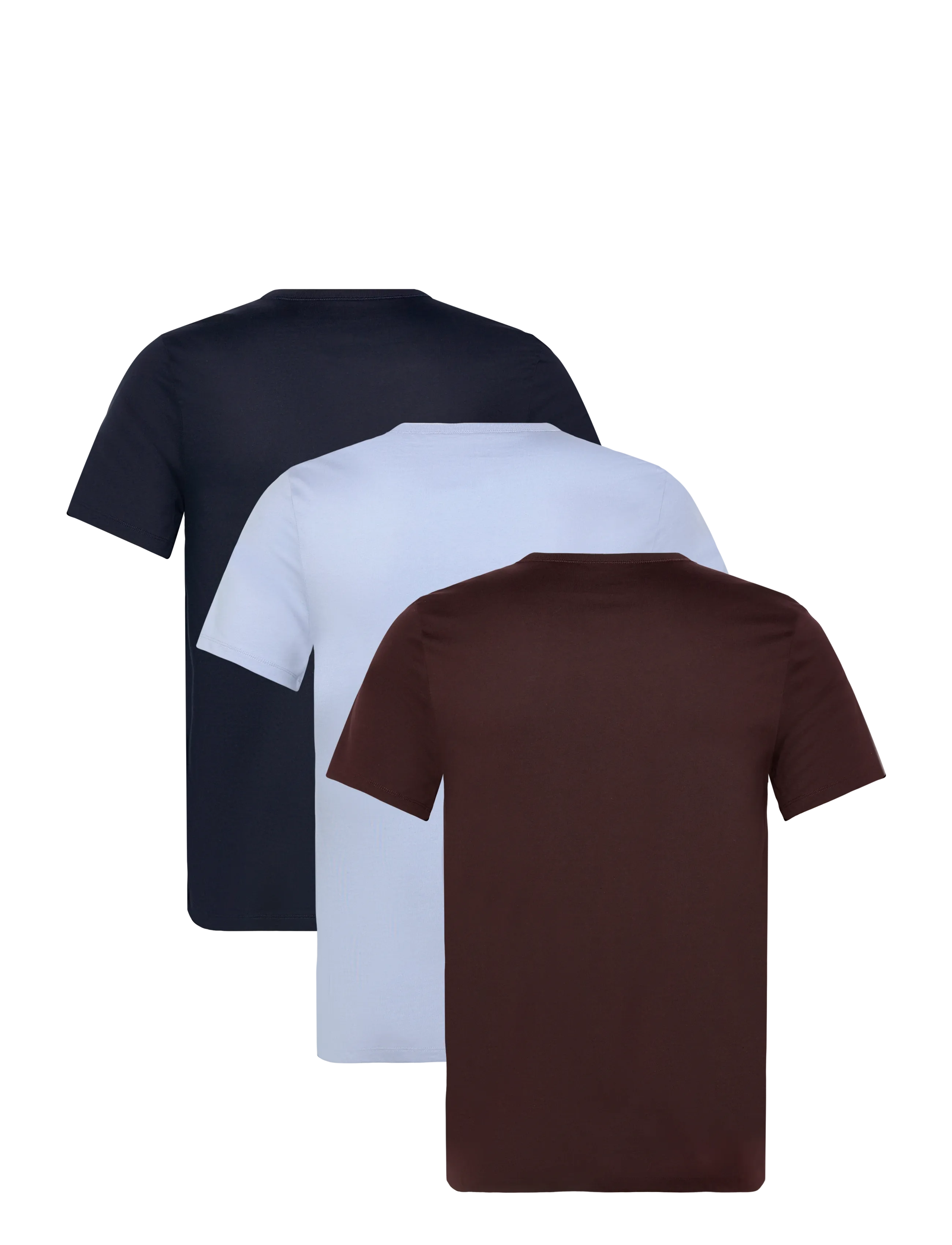 BOSS - TShirtRN 3P Classic - t-shirts im multipack - open brown - 1